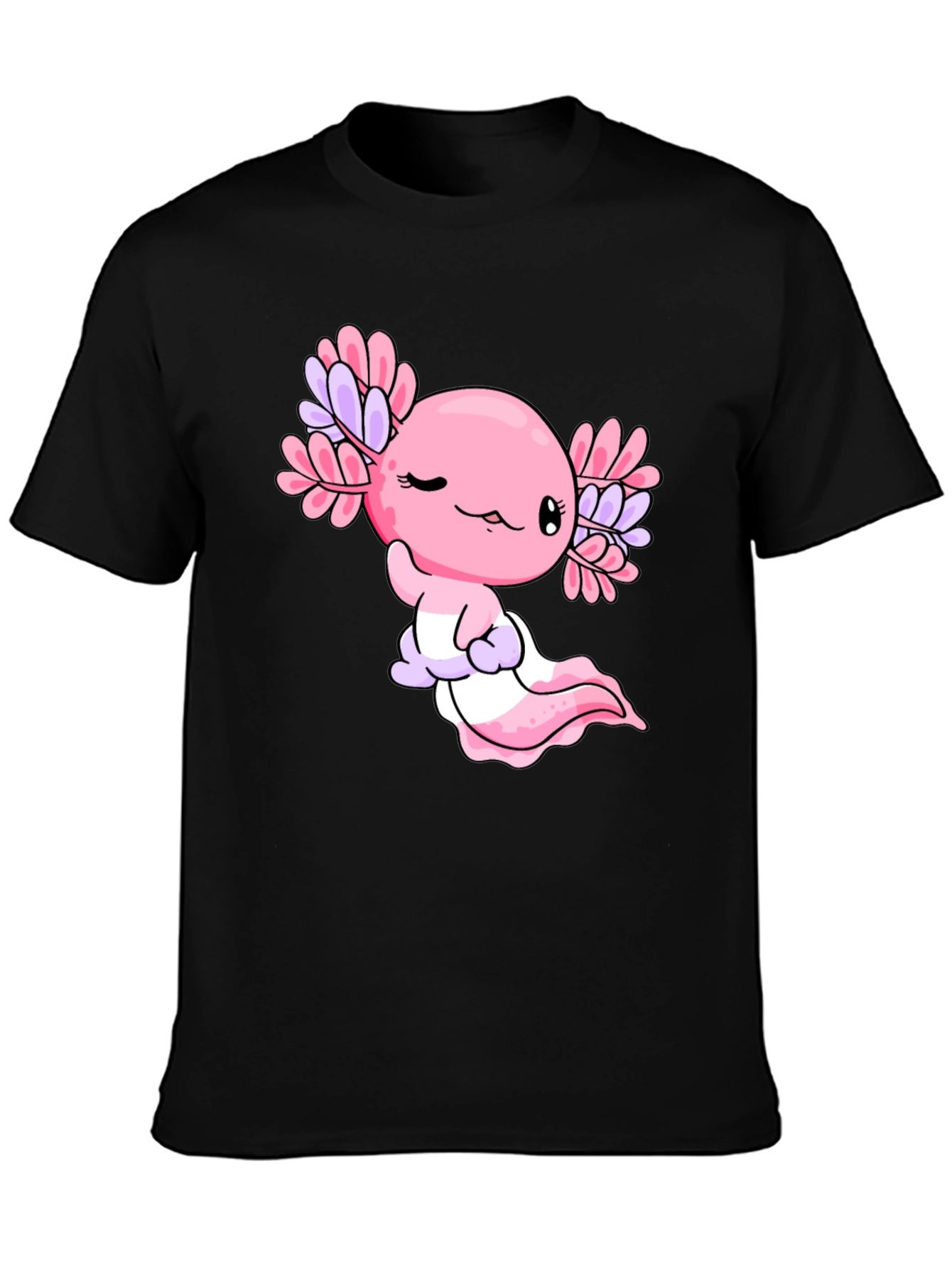 Axolotl Kawaii Graphic Tee