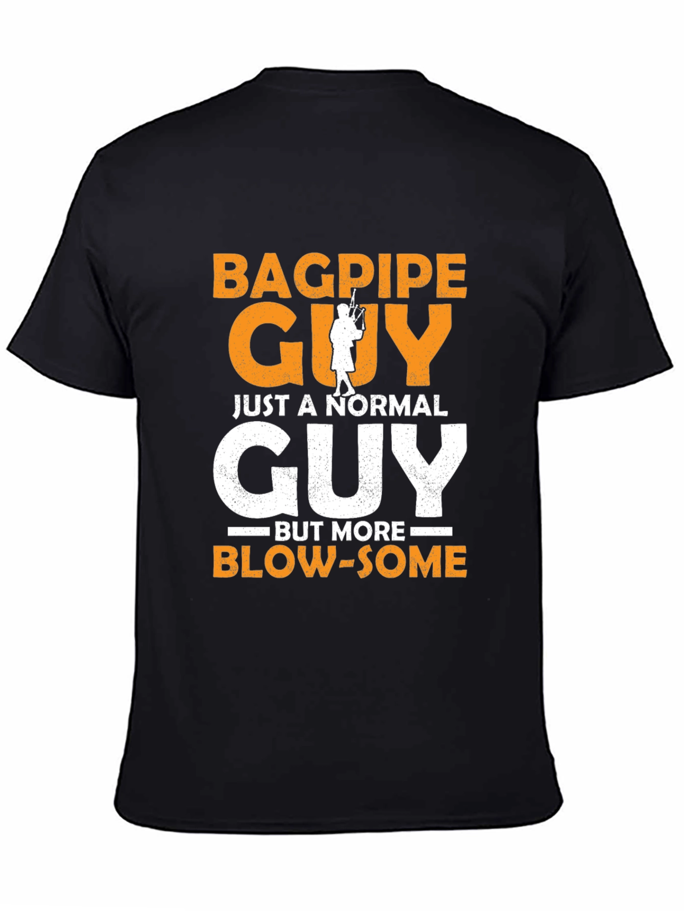 Bagpipe Guy Funny Graphic T-Shirt
