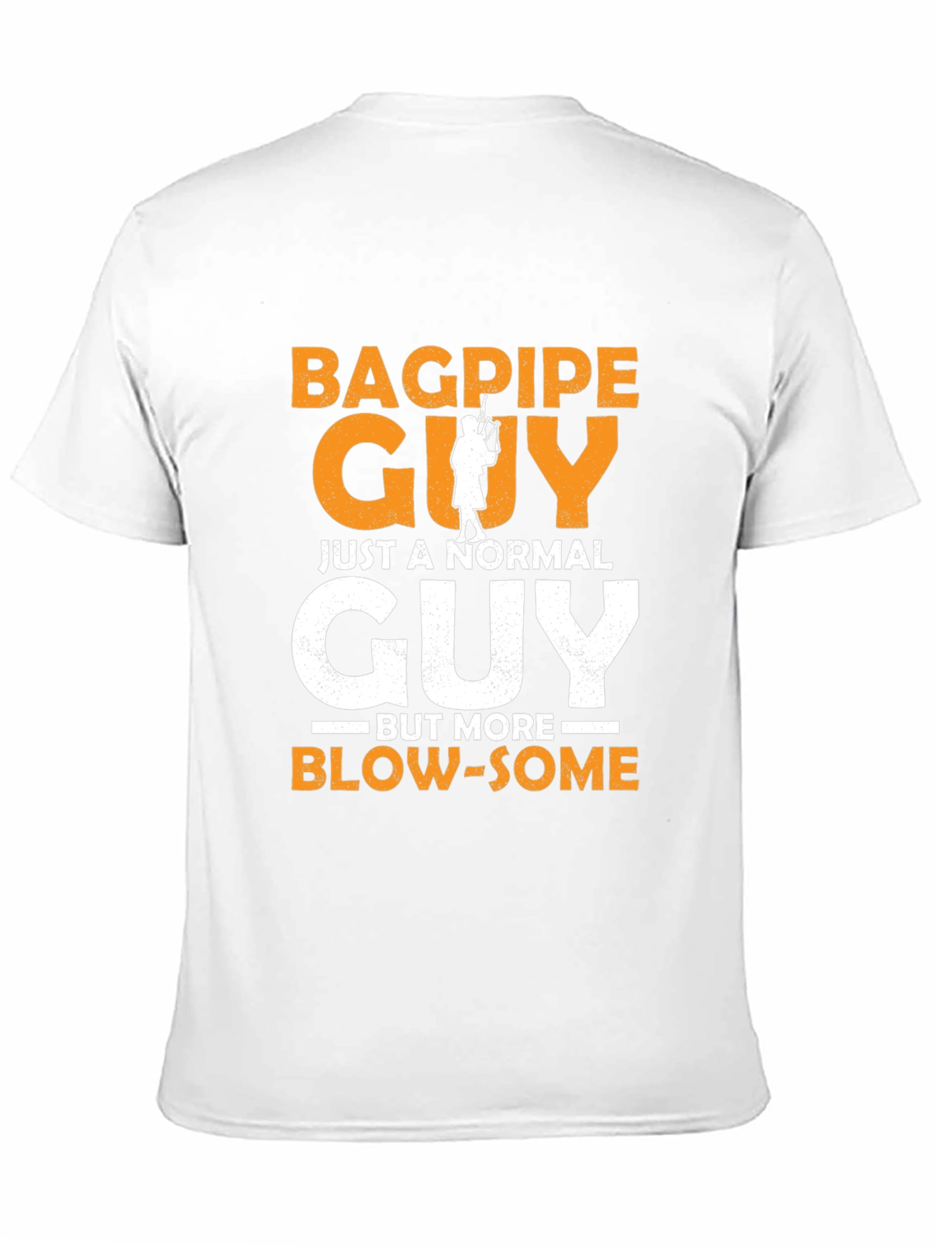Bagpipe Guy Funny Graphic T-Shirt