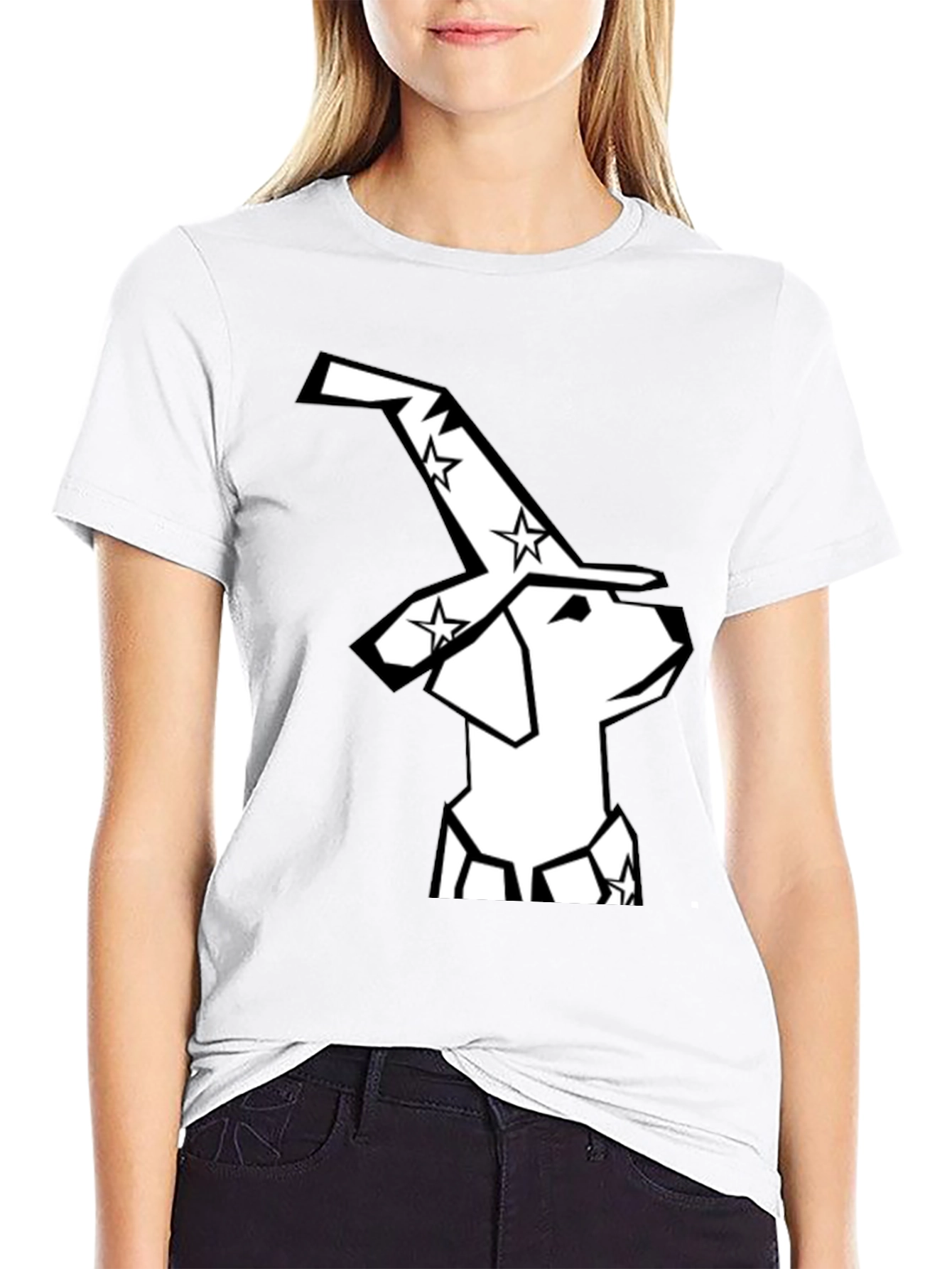 Wizard Dog Graphic Tee - Magical Canine Design