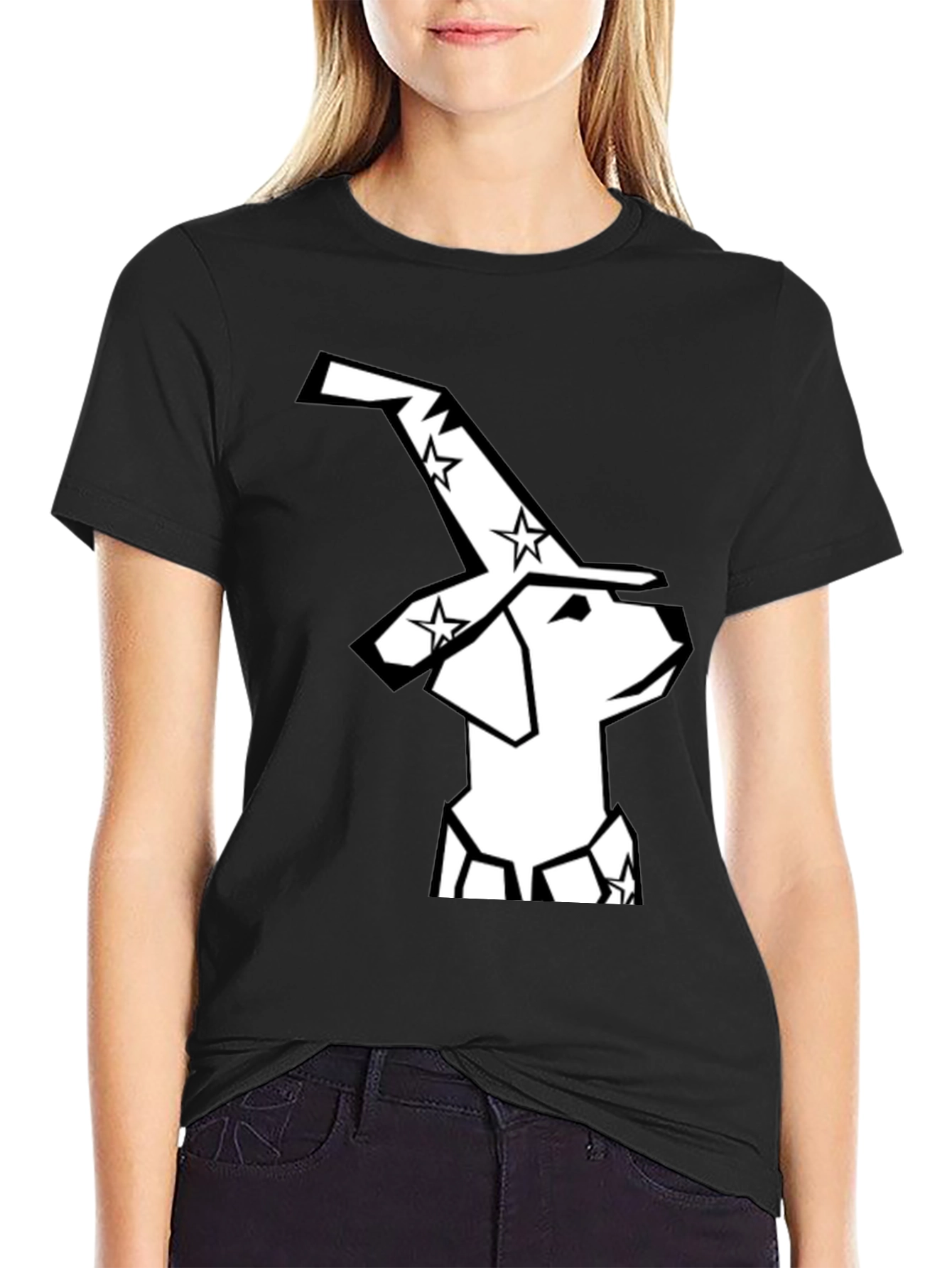 Wizard Dog Graphic Tee - Magical Canine Design