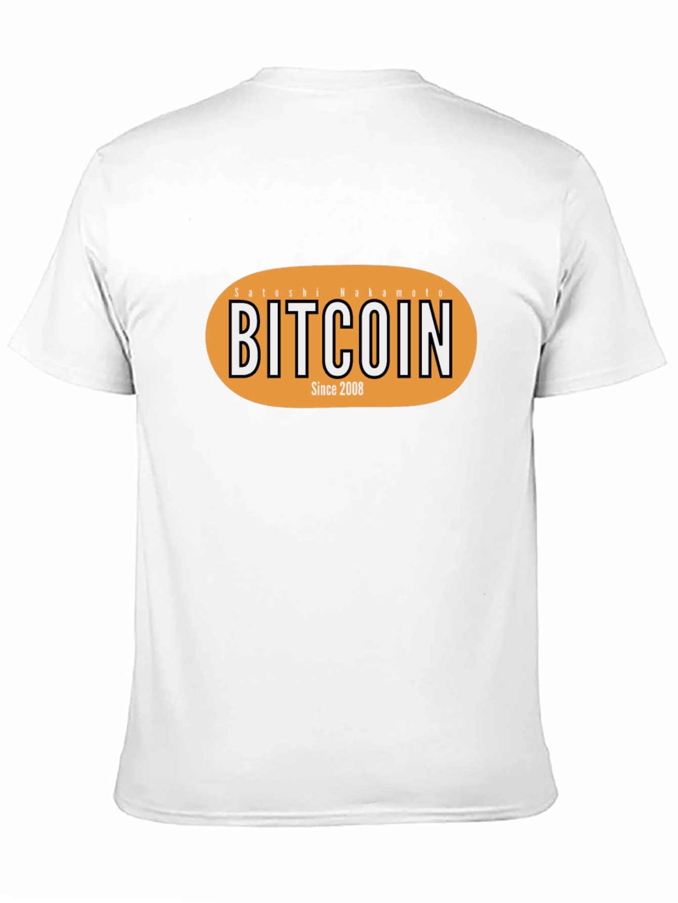 Bitcoin Satoshi Nakamoto Since 2008 Black T-Shirt