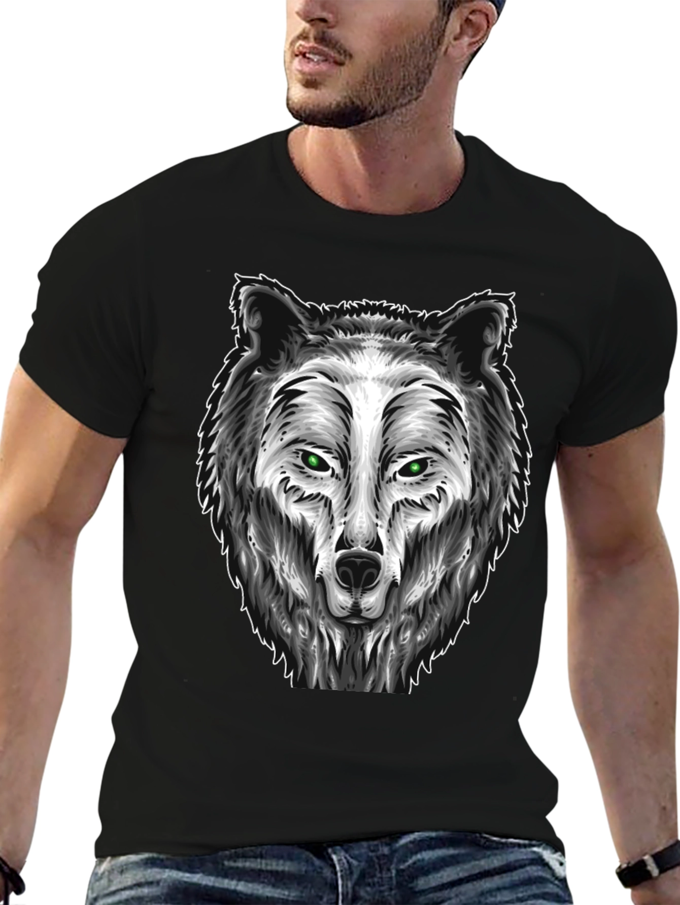 Wolf Graphic Tee - Fierce Animal Design