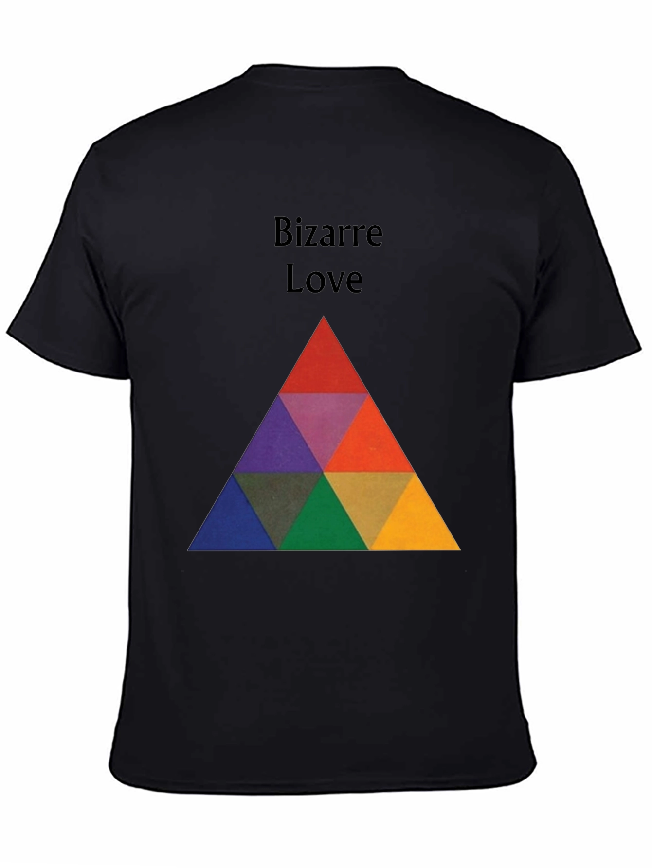Bizarre Love Triangle Graphic Tee - Stylish & Unique