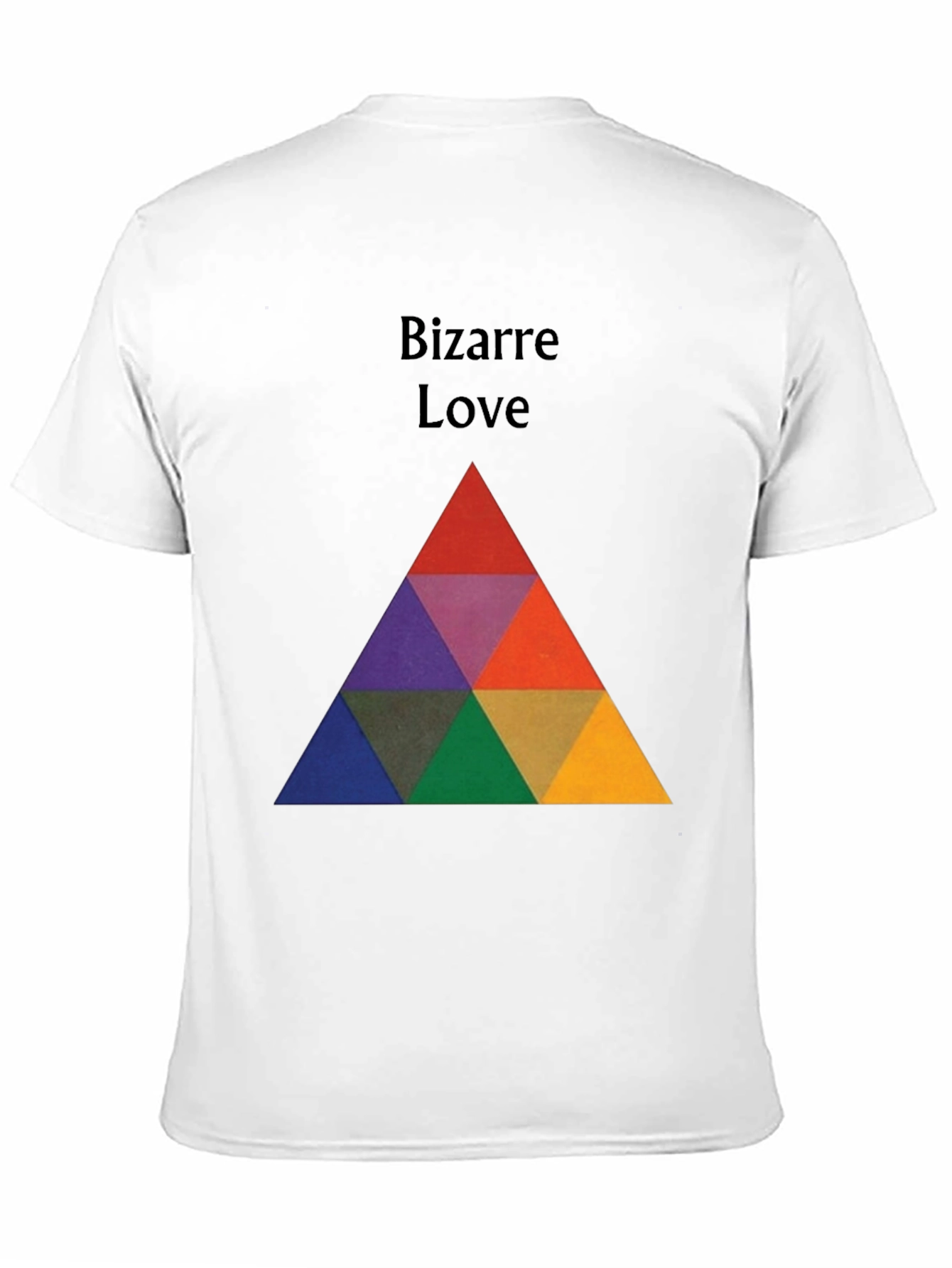 Bizarre Love Triangle Graphic Tee - Stylish & Unique