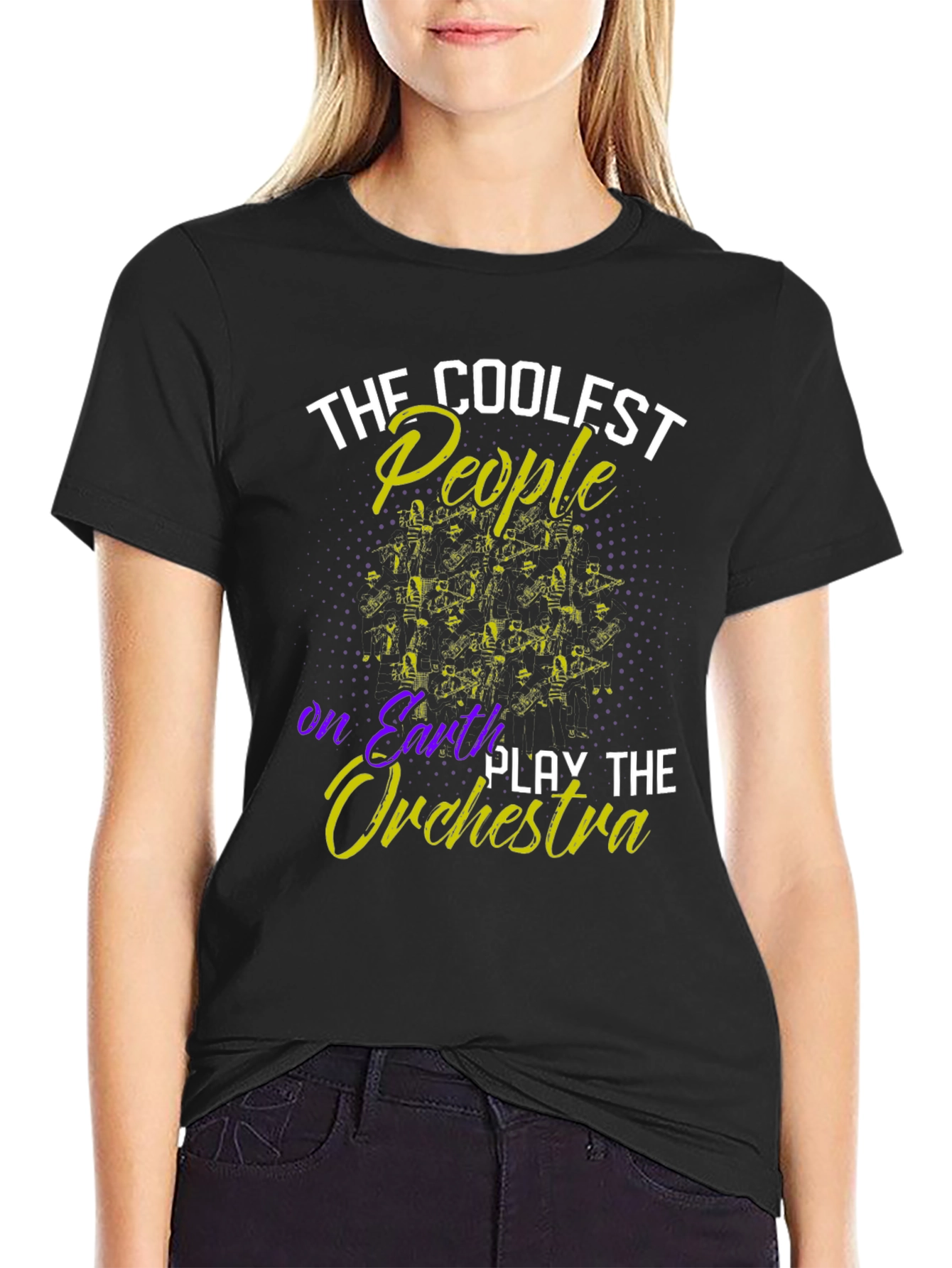 Coolest People Play Orchestra Graphic T-Shirt