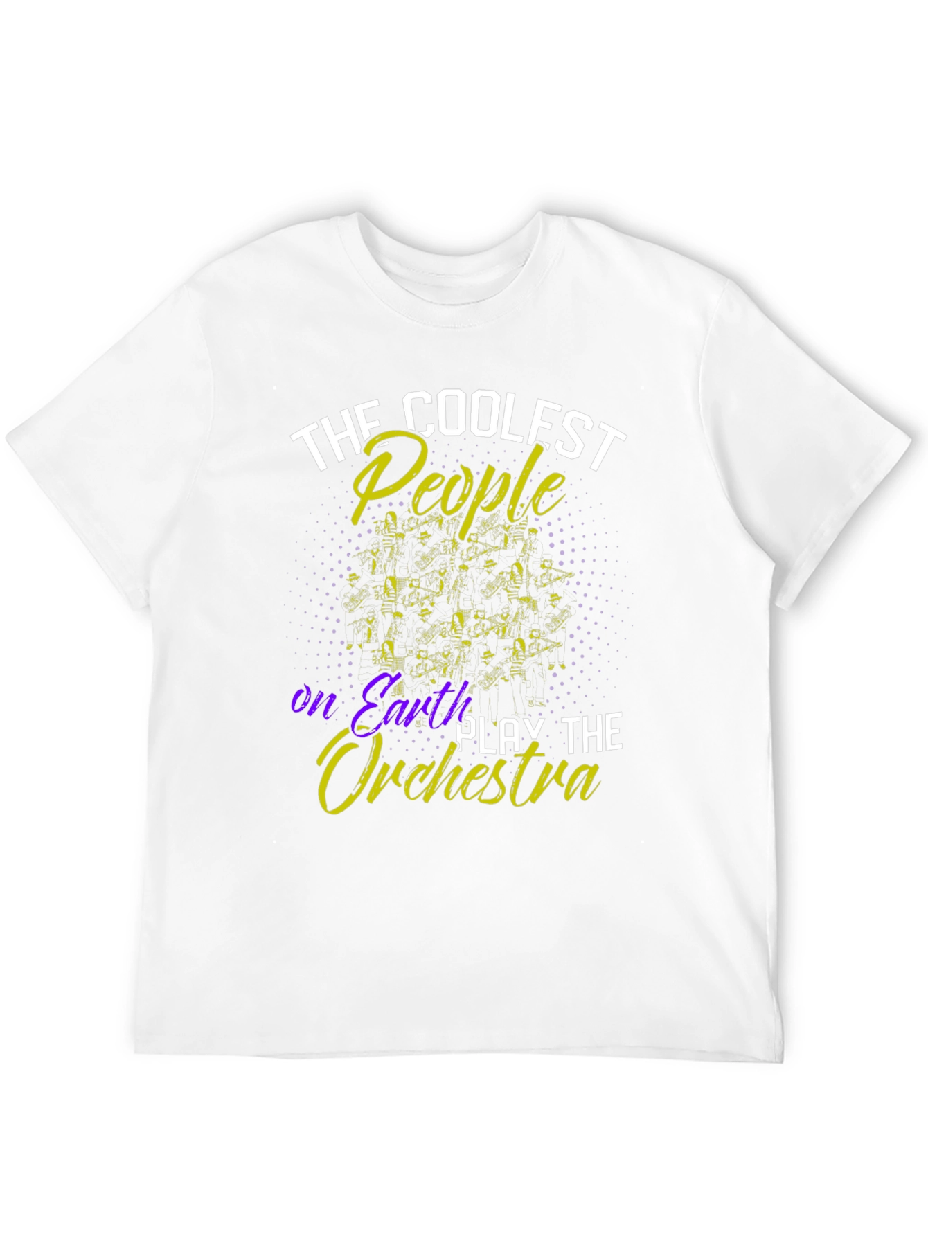 Coolest People Play Orchestra Graphic T-Shirt