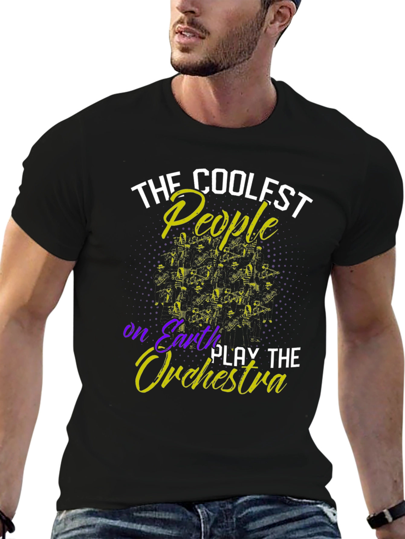Coolest People Play Orchestra Graphic T-Shirt