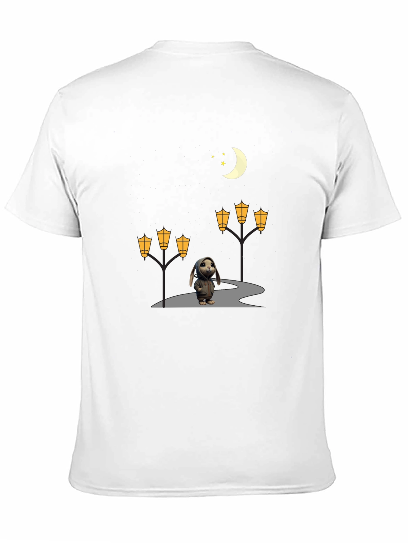 Night Walk Bunny Graphic Tee