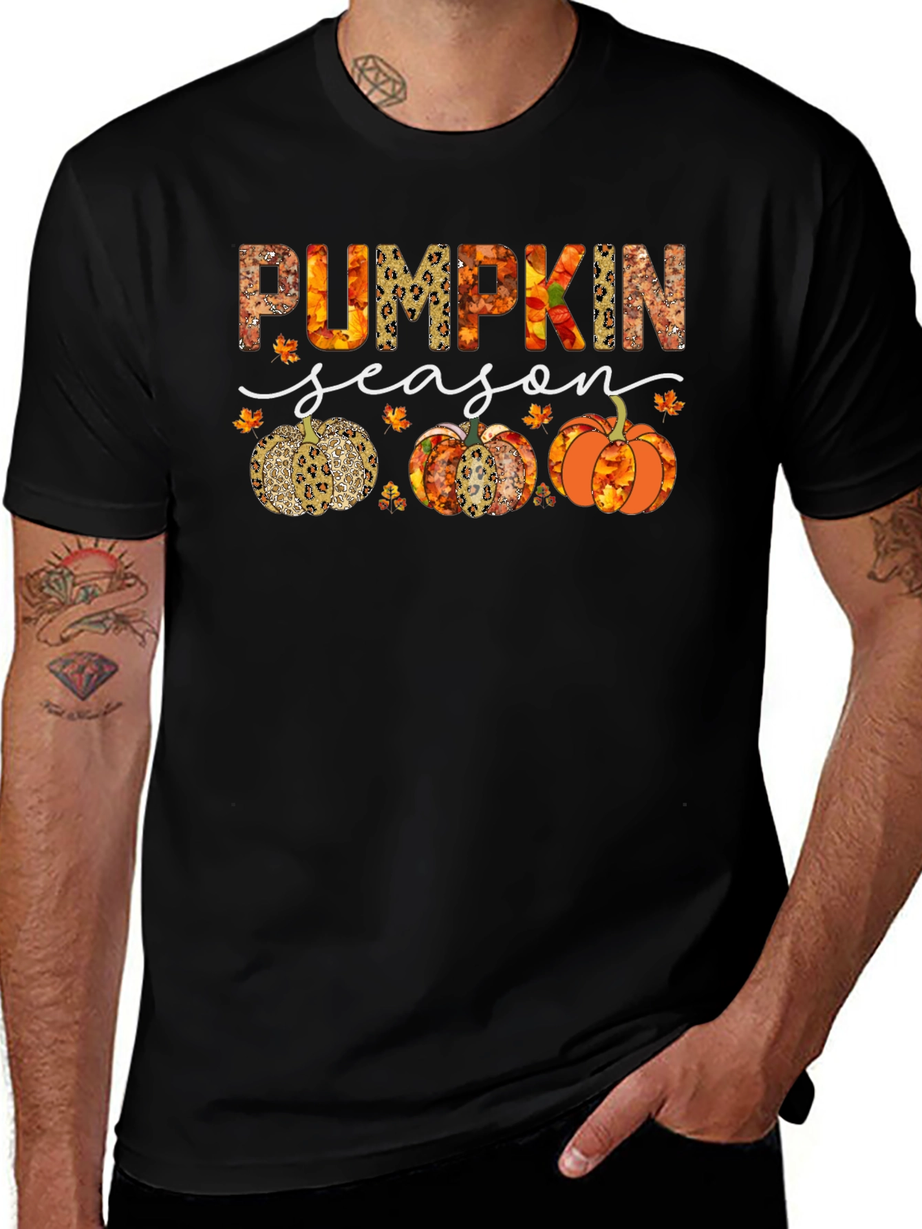 Pumpkin Season Graphic Tee - Fall Apparel