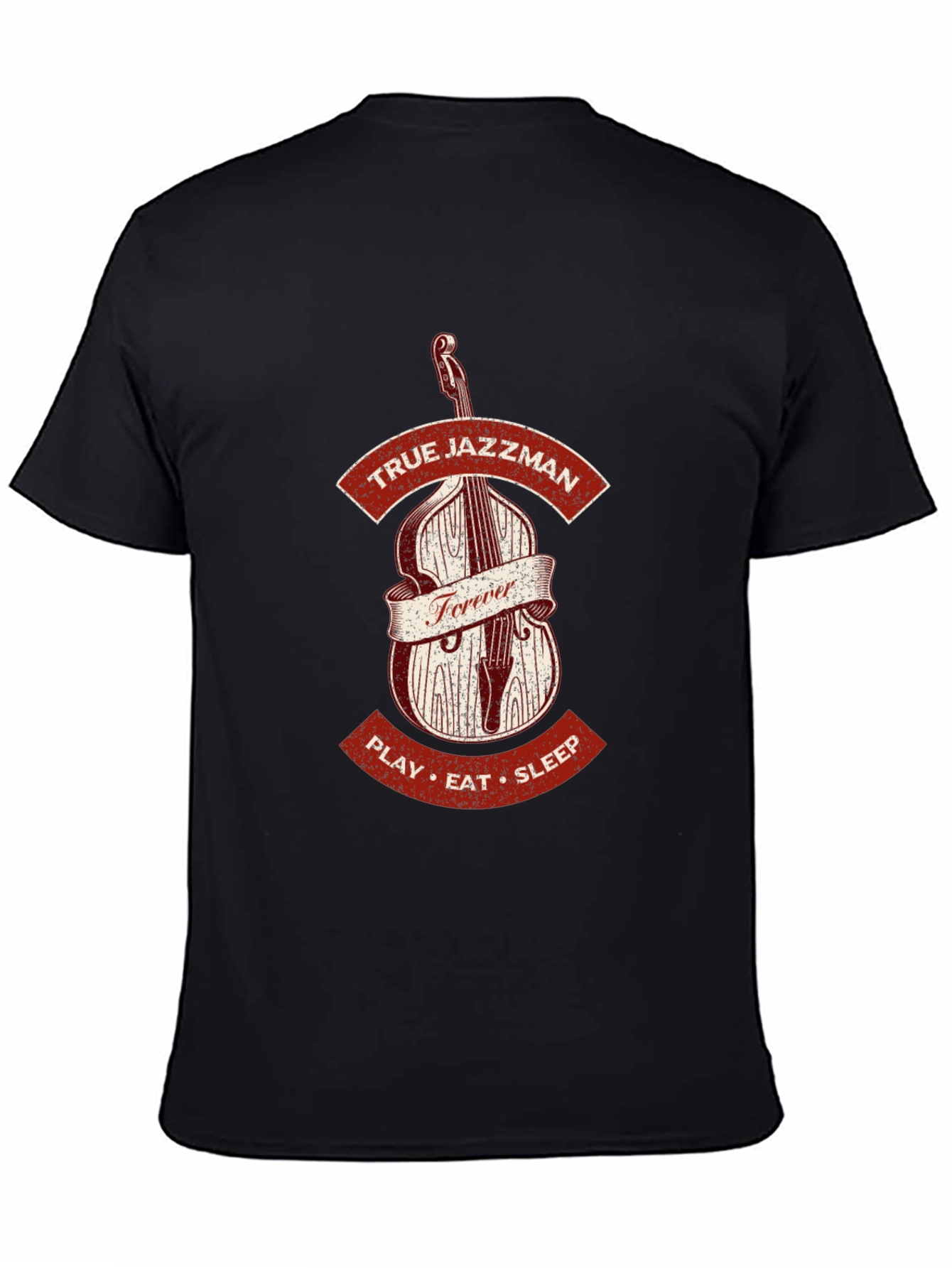 True Jazzman Forever Black Graphic Tee
