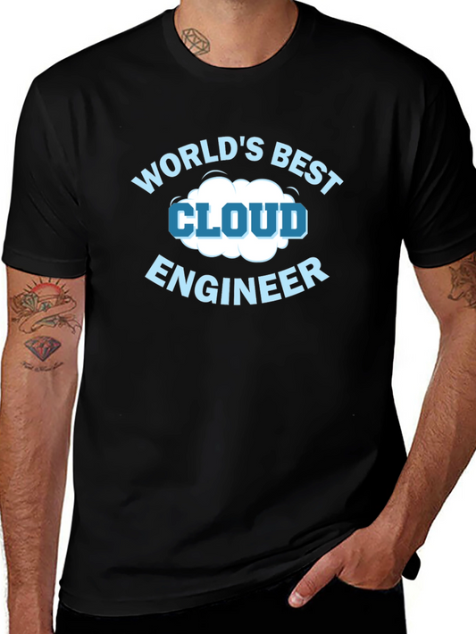 Worlds Best Cloud Engineer Graphic T-Shirt