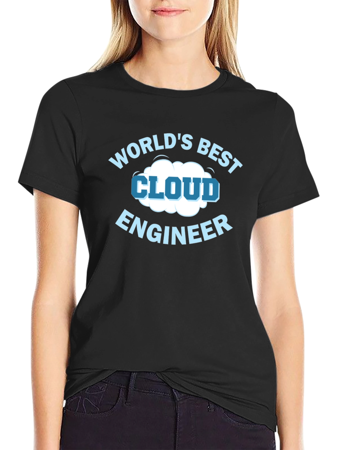 Worlds Best Cloud Engineer Graphic T-Shirt