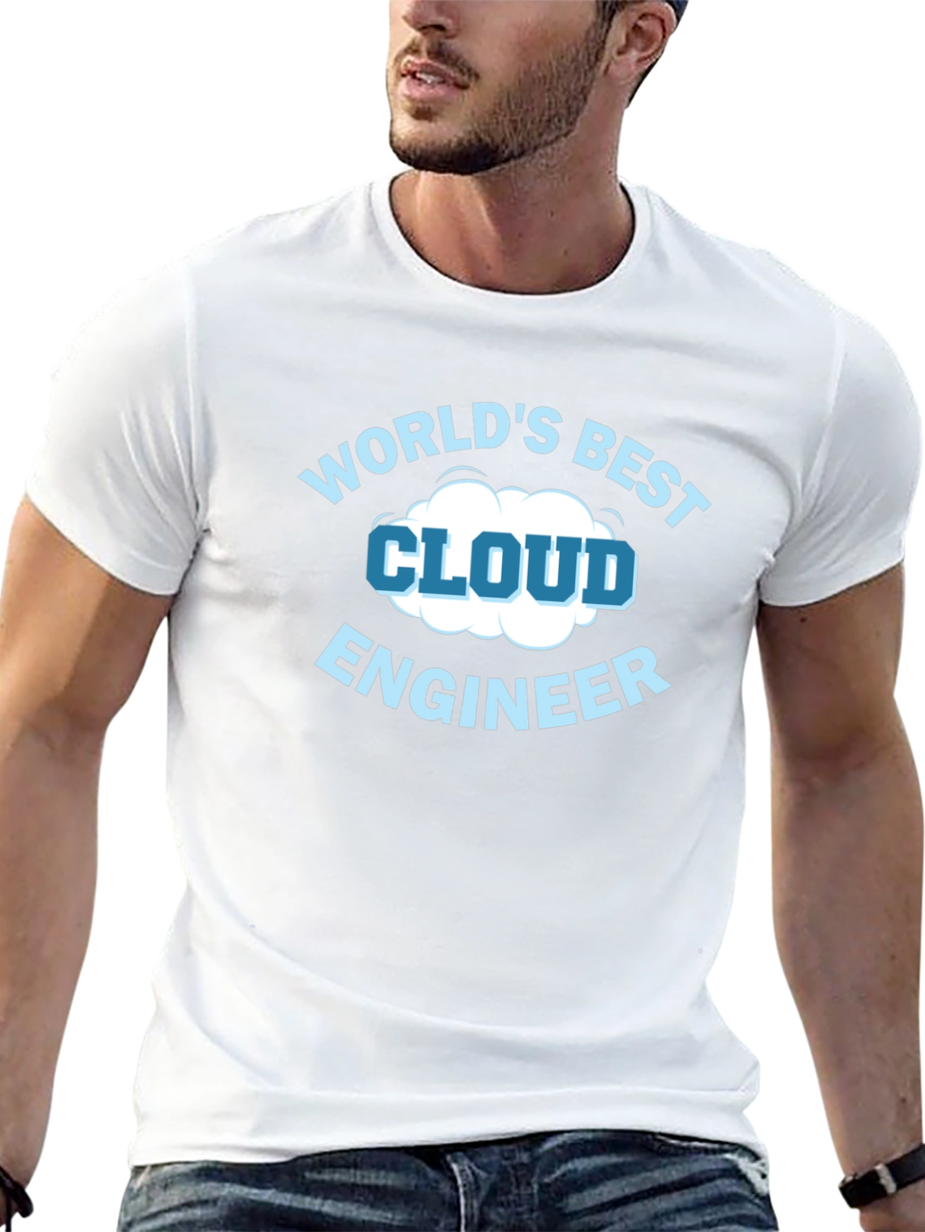 Worlds Best Cloud Engineer Graphic T-Shirt