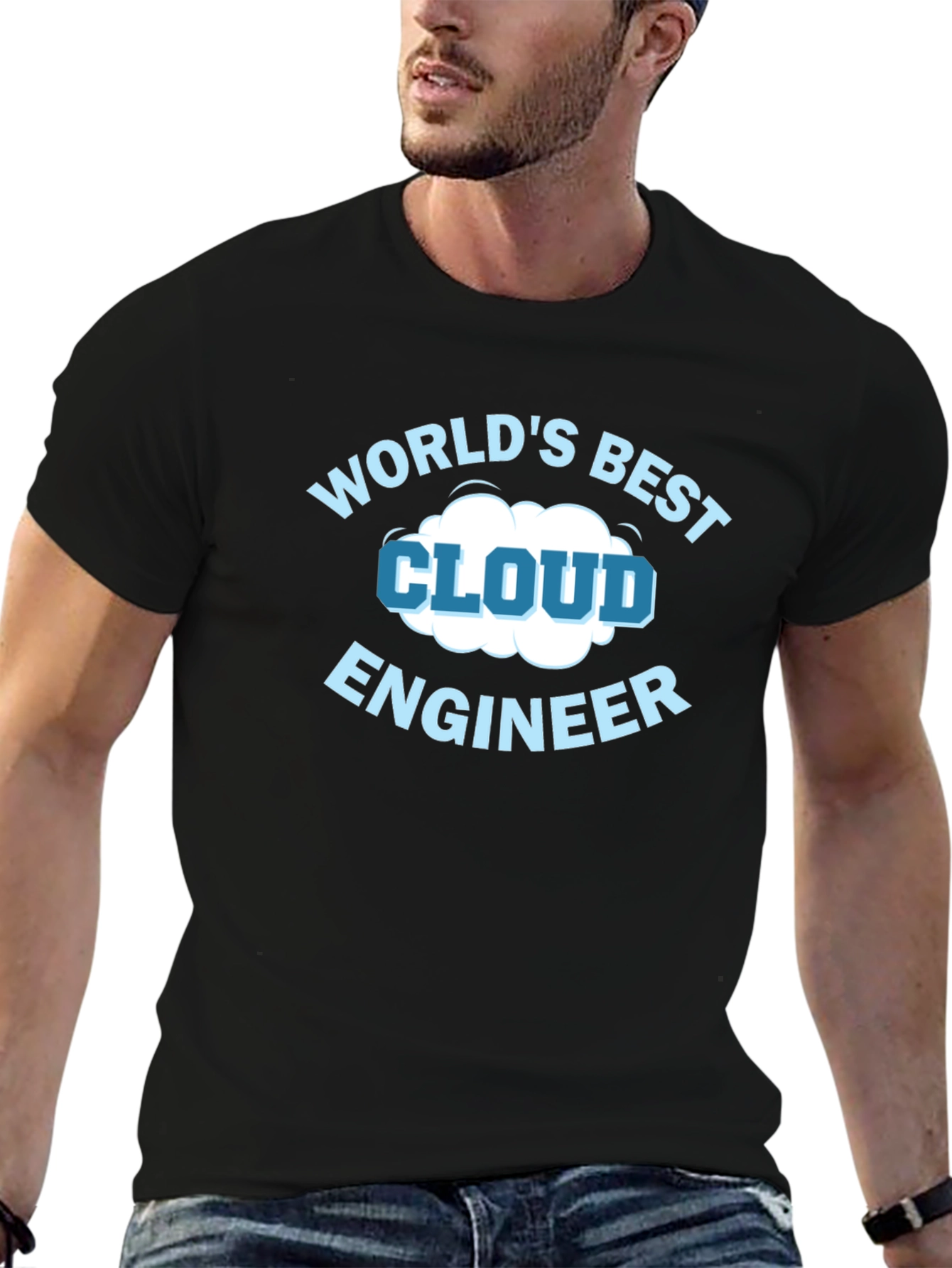 Worlds Best Cloud Engineer Graphic T-Shirt