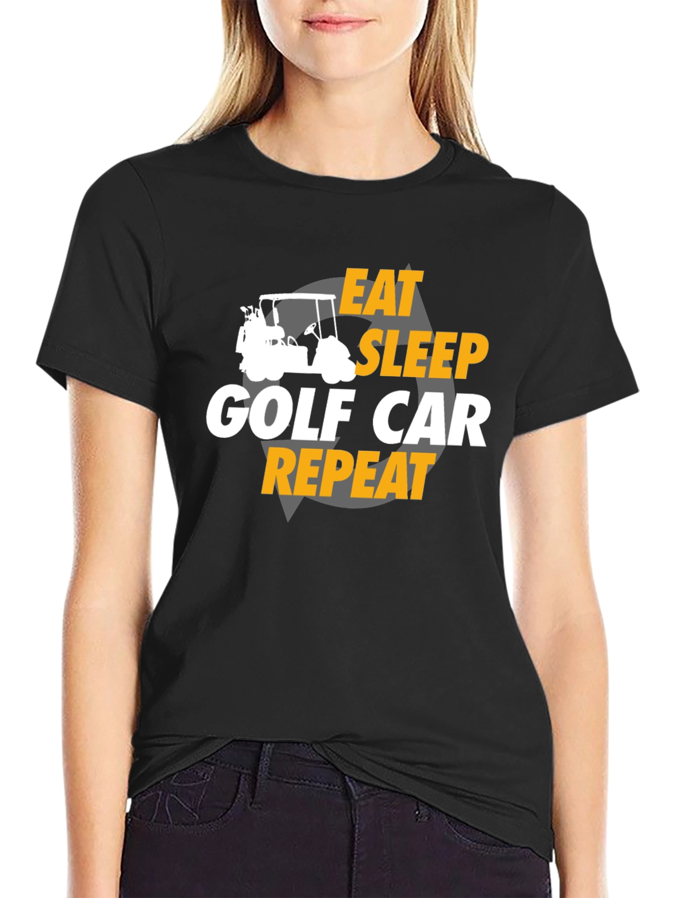 Eat Sleep Golf Cart Repeat T-Shirt