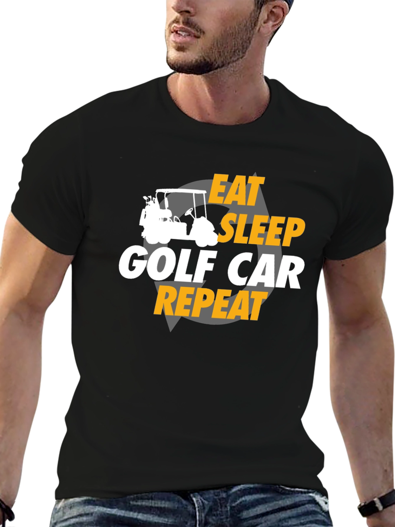 Eat Sleep Golf Cart Repeat T-Shirt