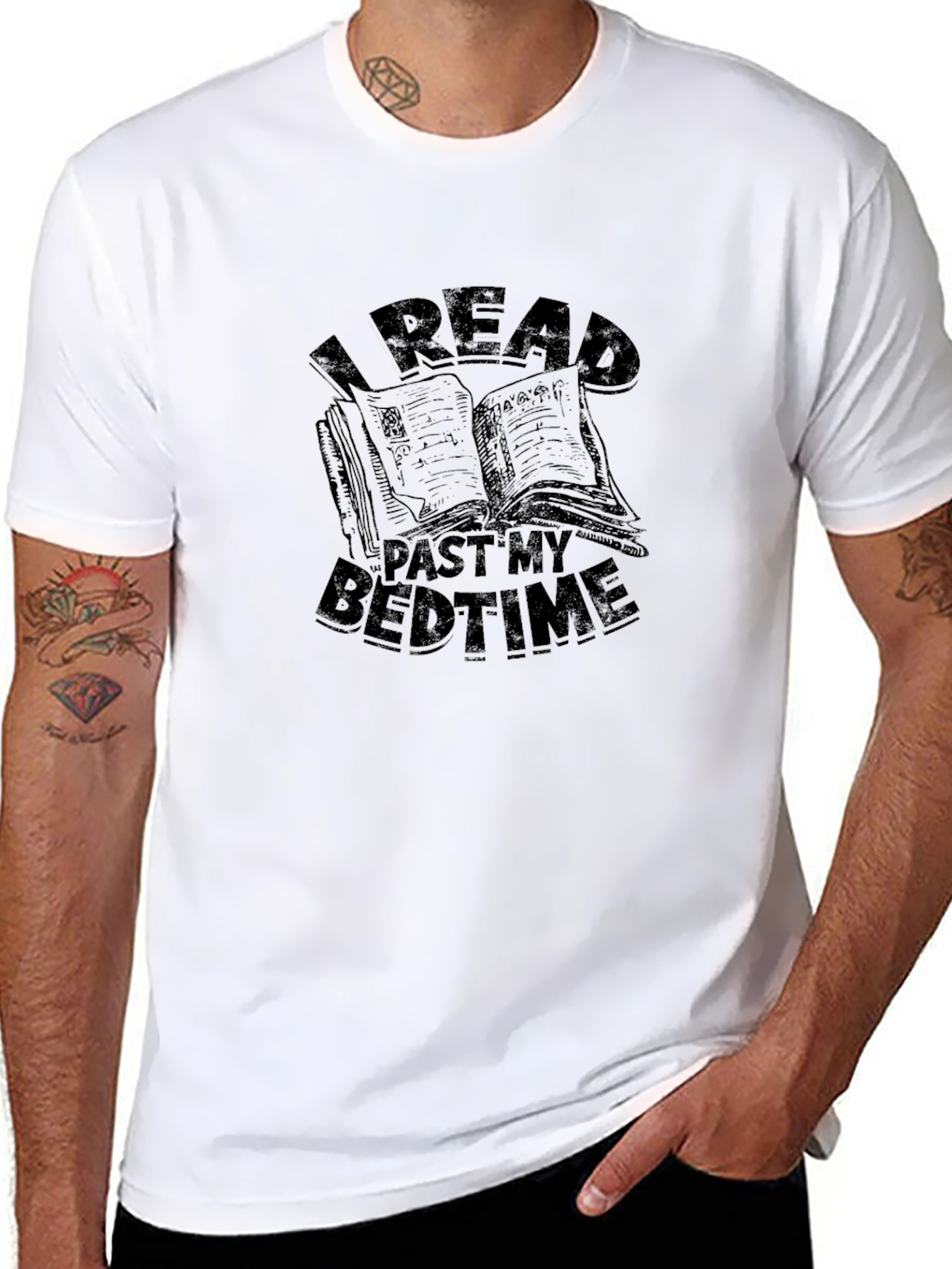 I Read Past My Bedtime Graphic T-Shirt