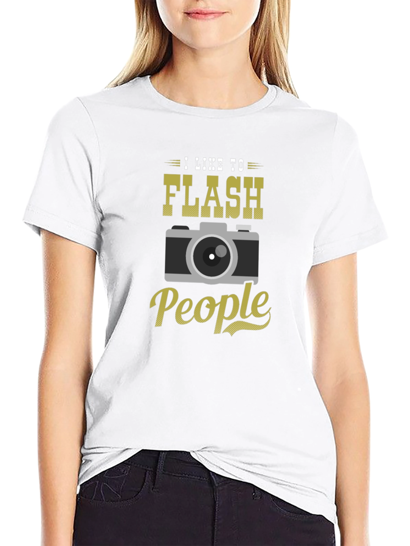 I Like to Flash People Graphic T-Shirt