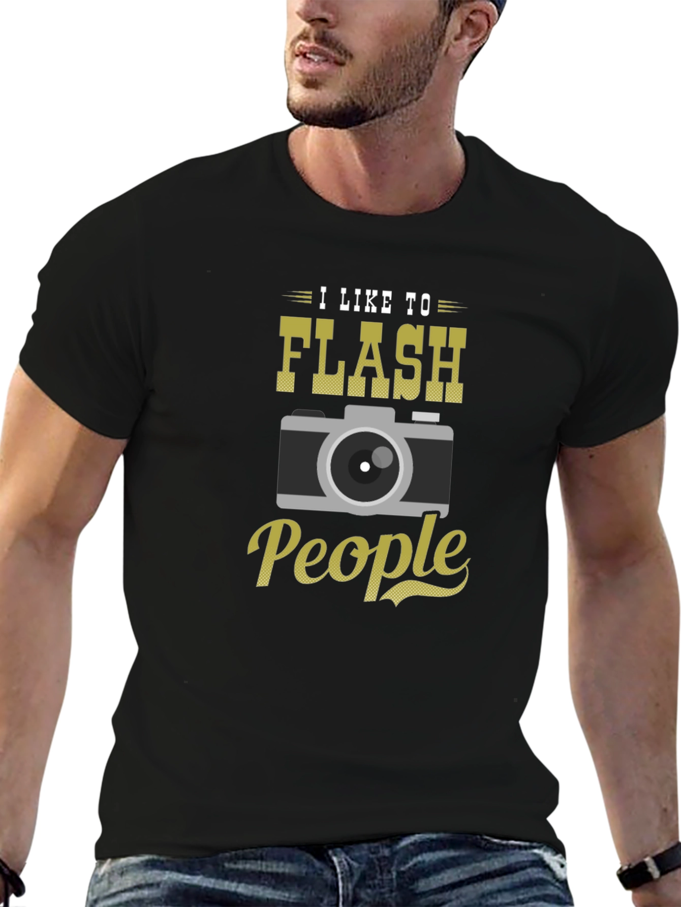 I Like to Flash People Graphic T-Shirt