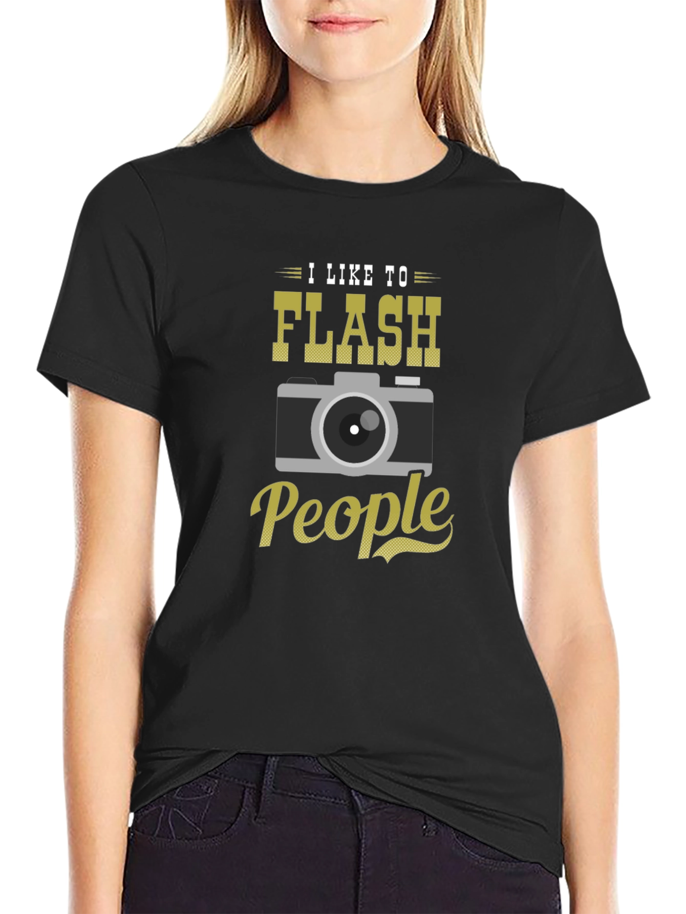 I Like to Flash People Graphic T-Shirt