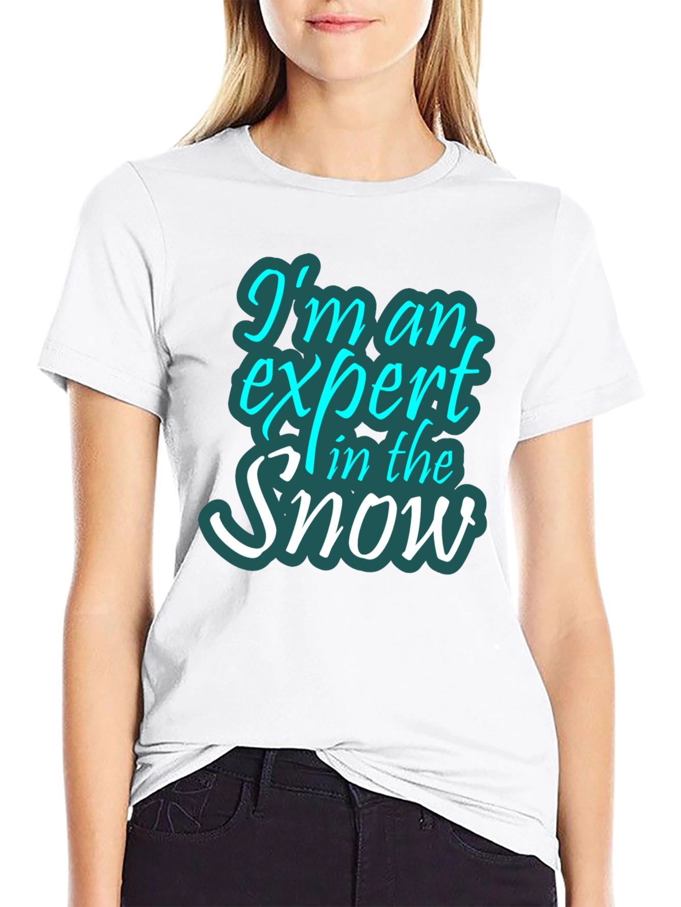 Expert in the Snow Graphic Tee - Black