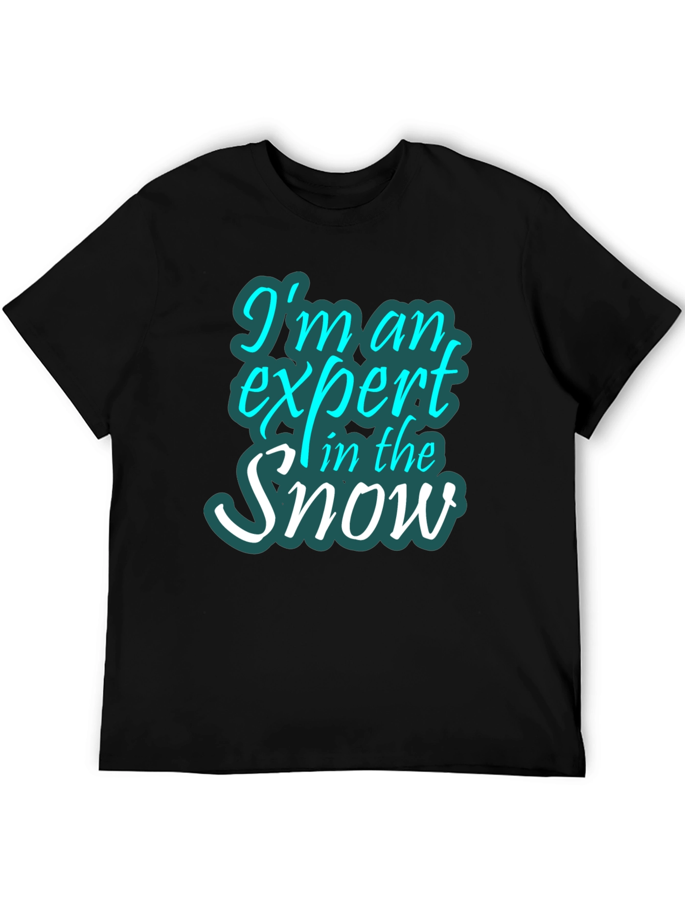 Expert in the Snow Graphic Tee - Black