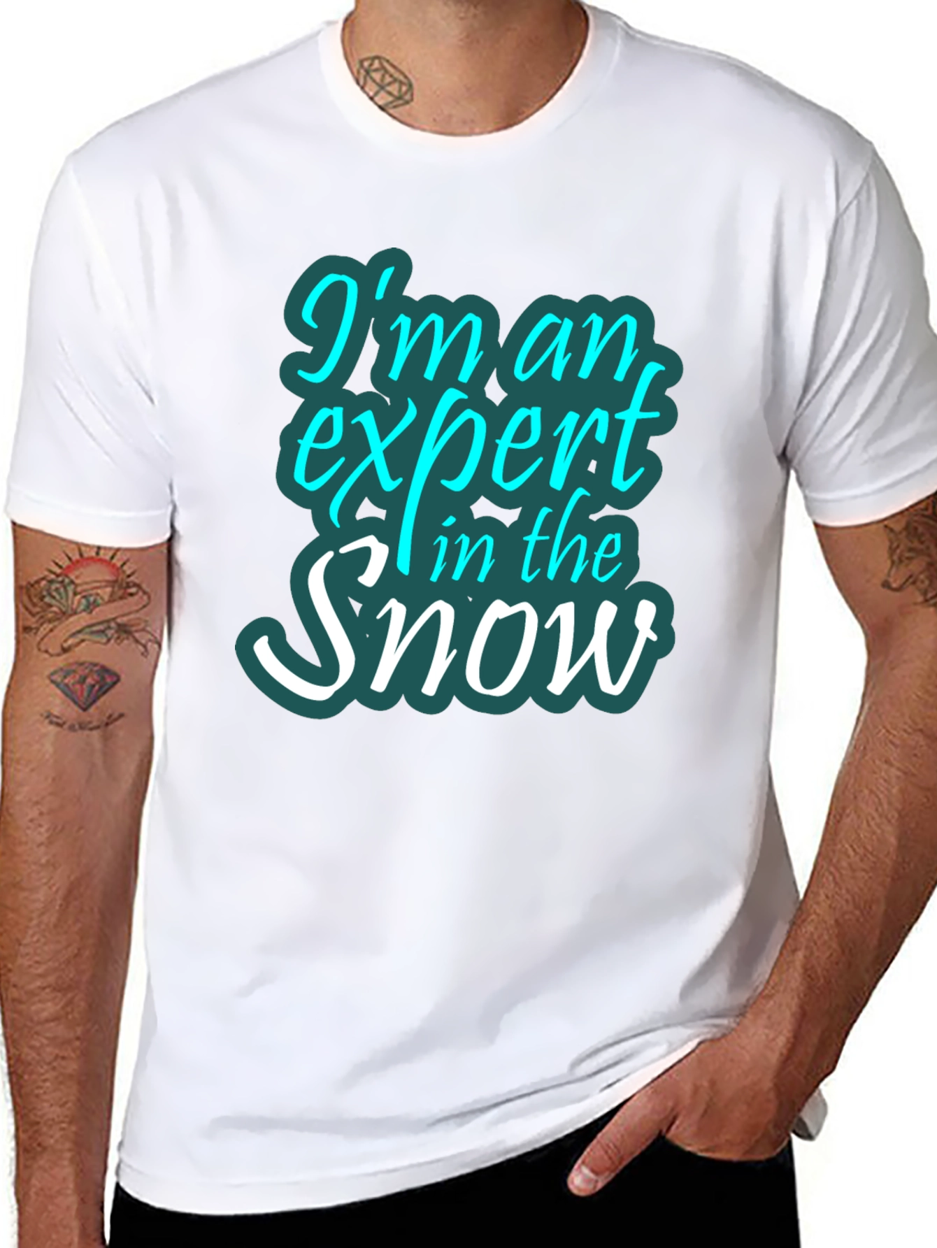 Expert in the Snow Graphic Tee - Black