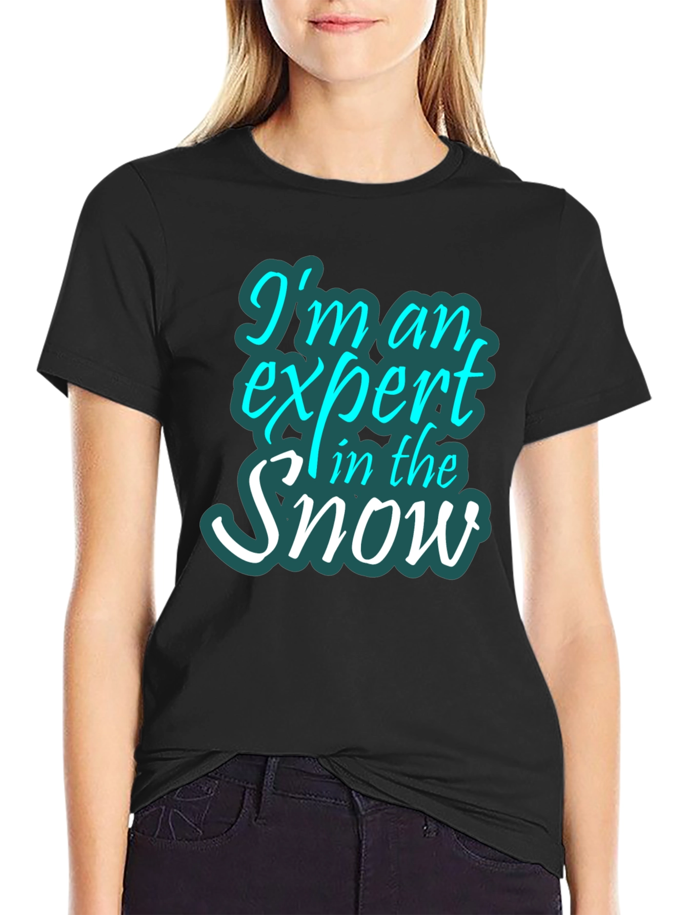 Expert in the Snow Graphic Tee - Black