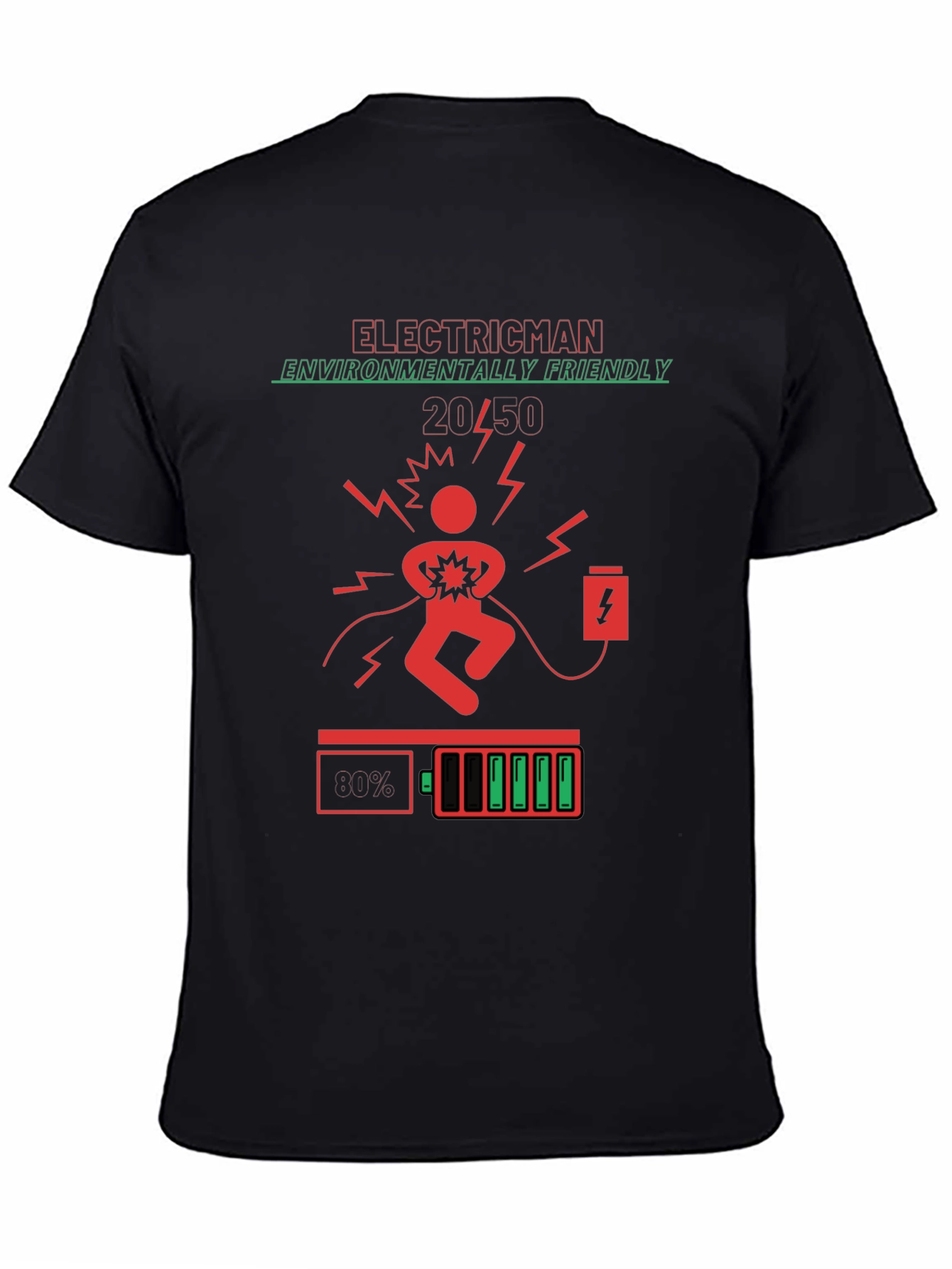 Electricman Environmentally Friendly Graphic Tee
