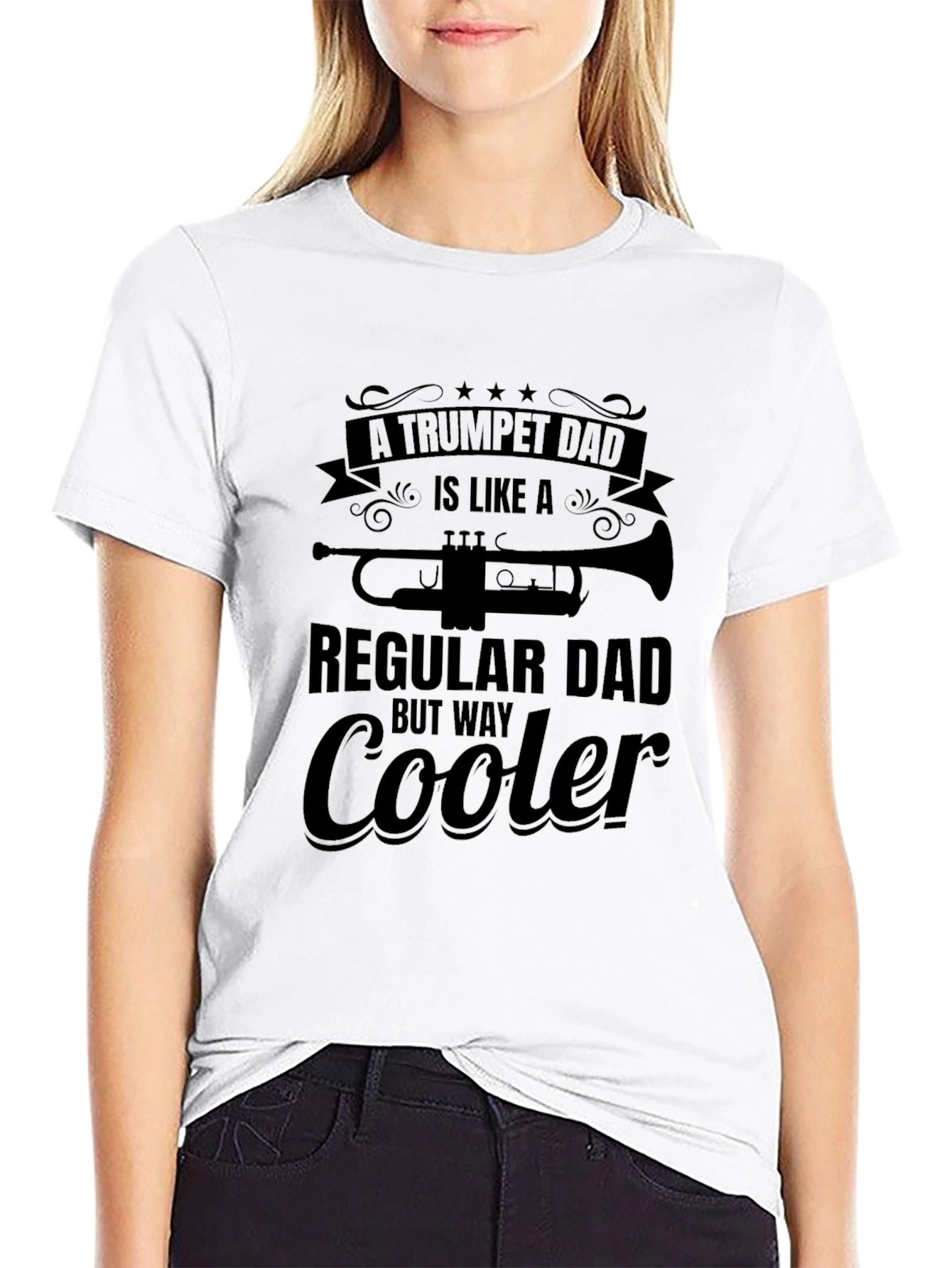 Trumpet Dad T-Shirt - Regular Dad But Way Cooler
