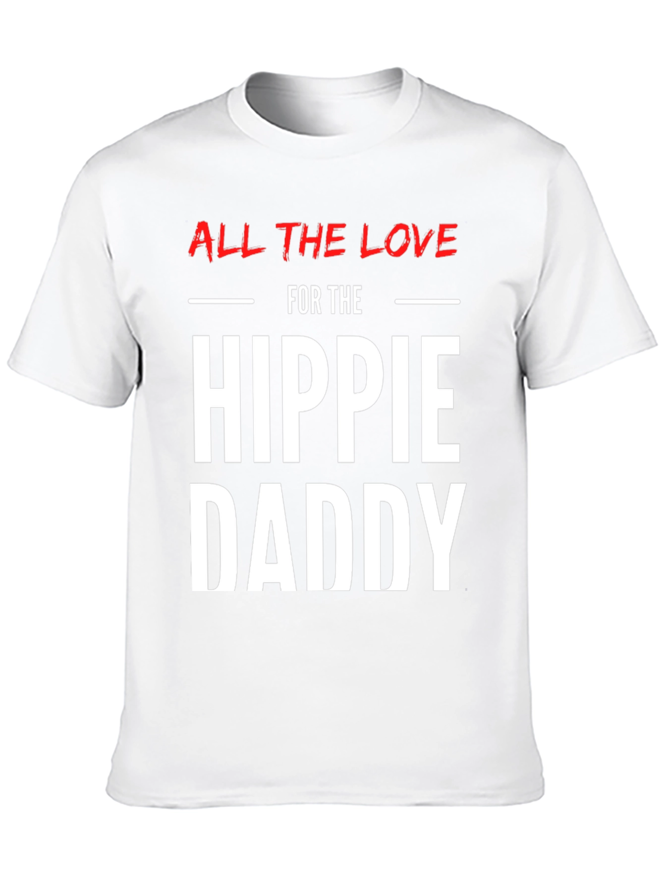 Hippie Daddy Graphic Tee - Stylish Mens T-Shirt
