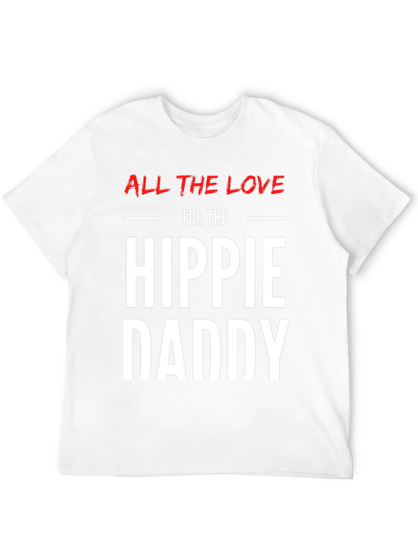 Hippie Daddy Graphic Tee - Stylish Mens T-Shirt