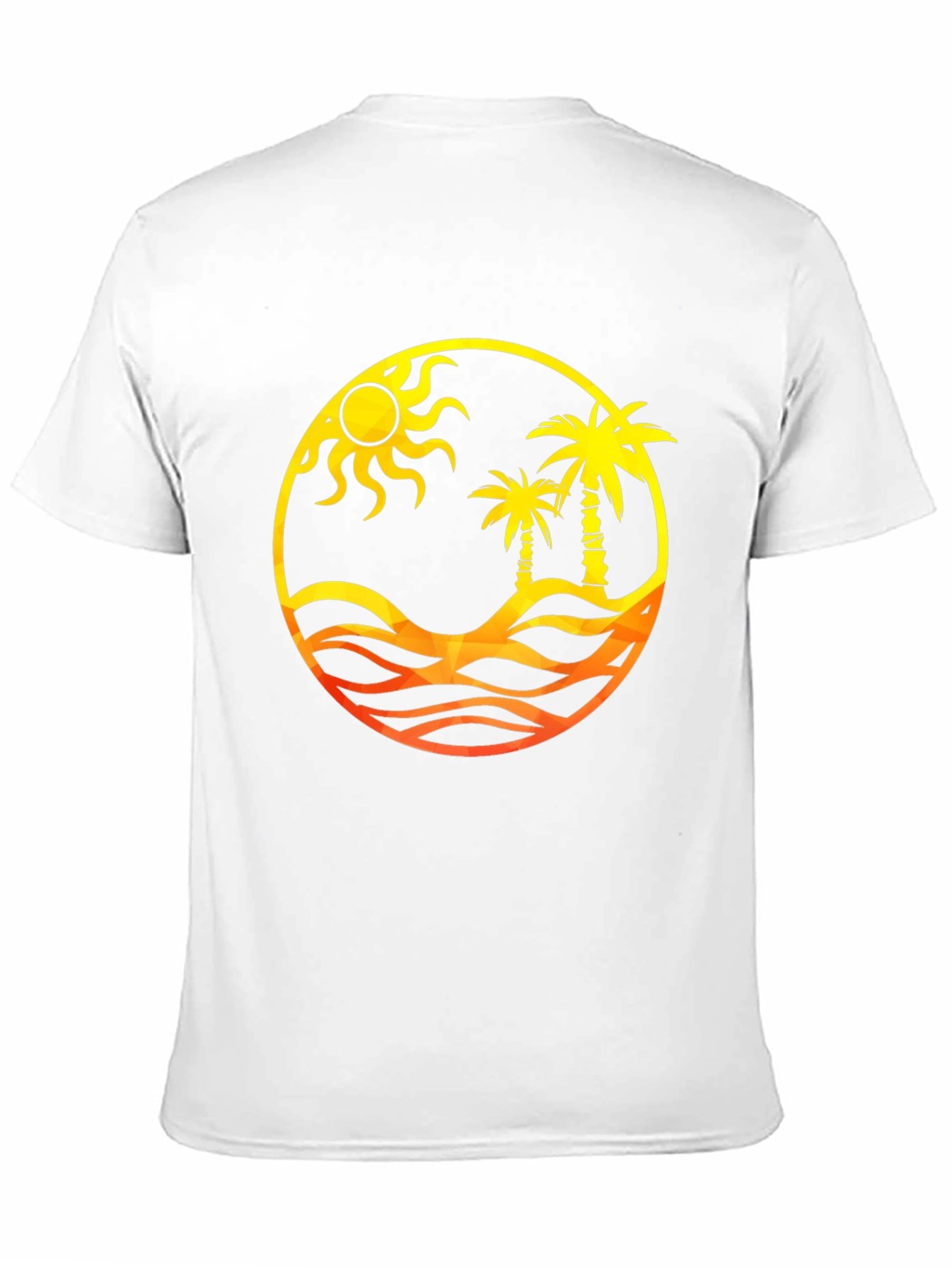 Tropical Palm Sun Graphic T-Shirt