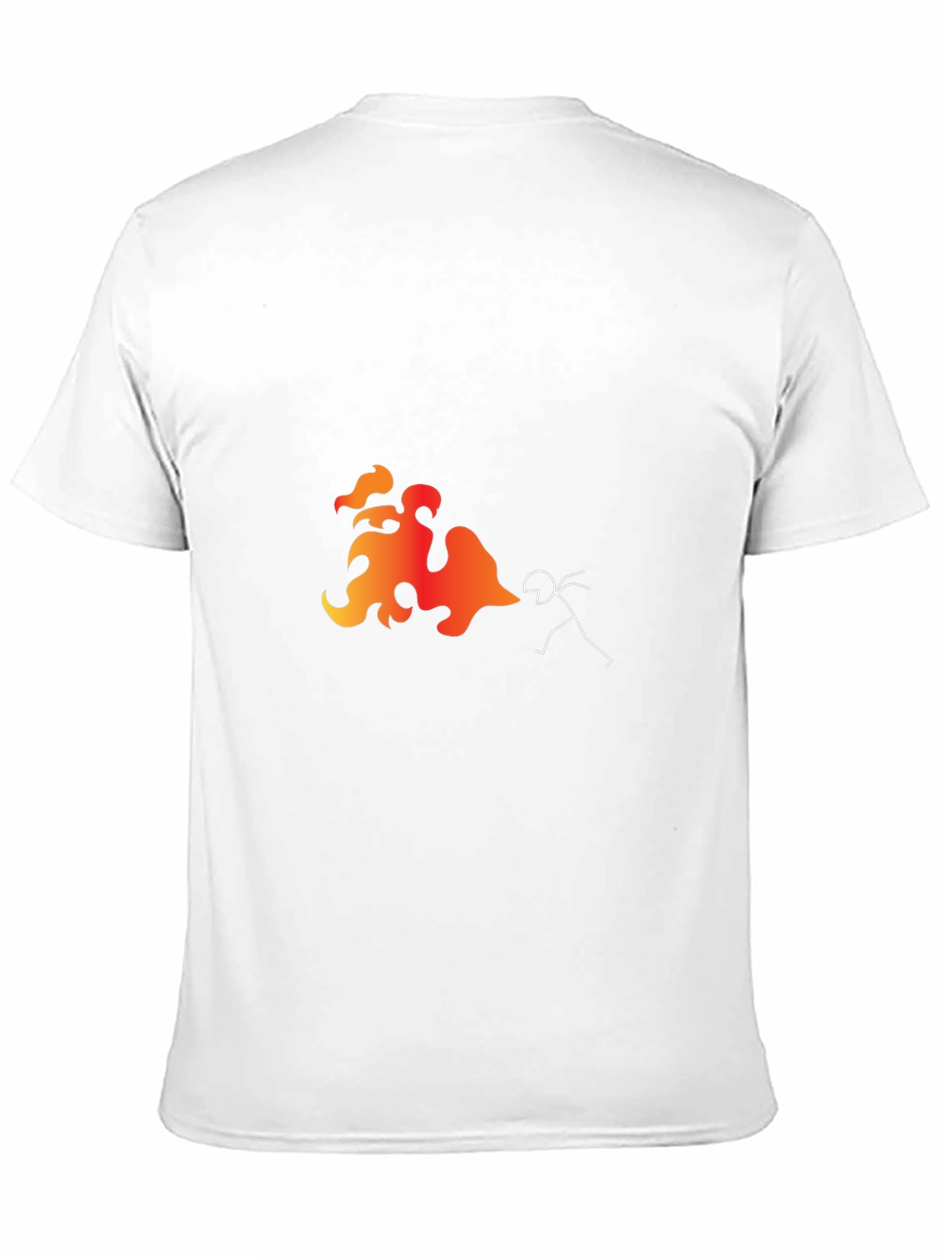 Fire Breathing Stick Figure T-Shirt