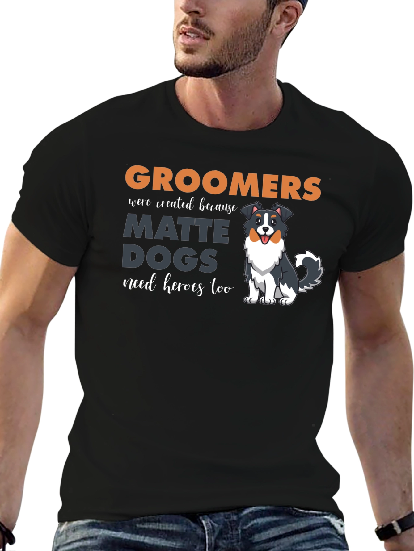 Groomers Matte Dogs Graphic Tee
