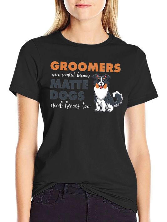 Groomers Matte Dogs Graphic Tee