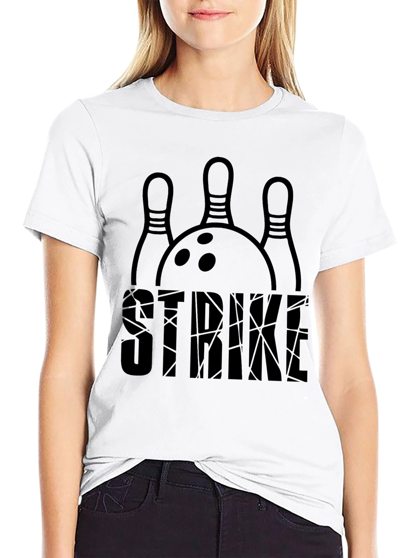 Bowling Strike Graphic Tee