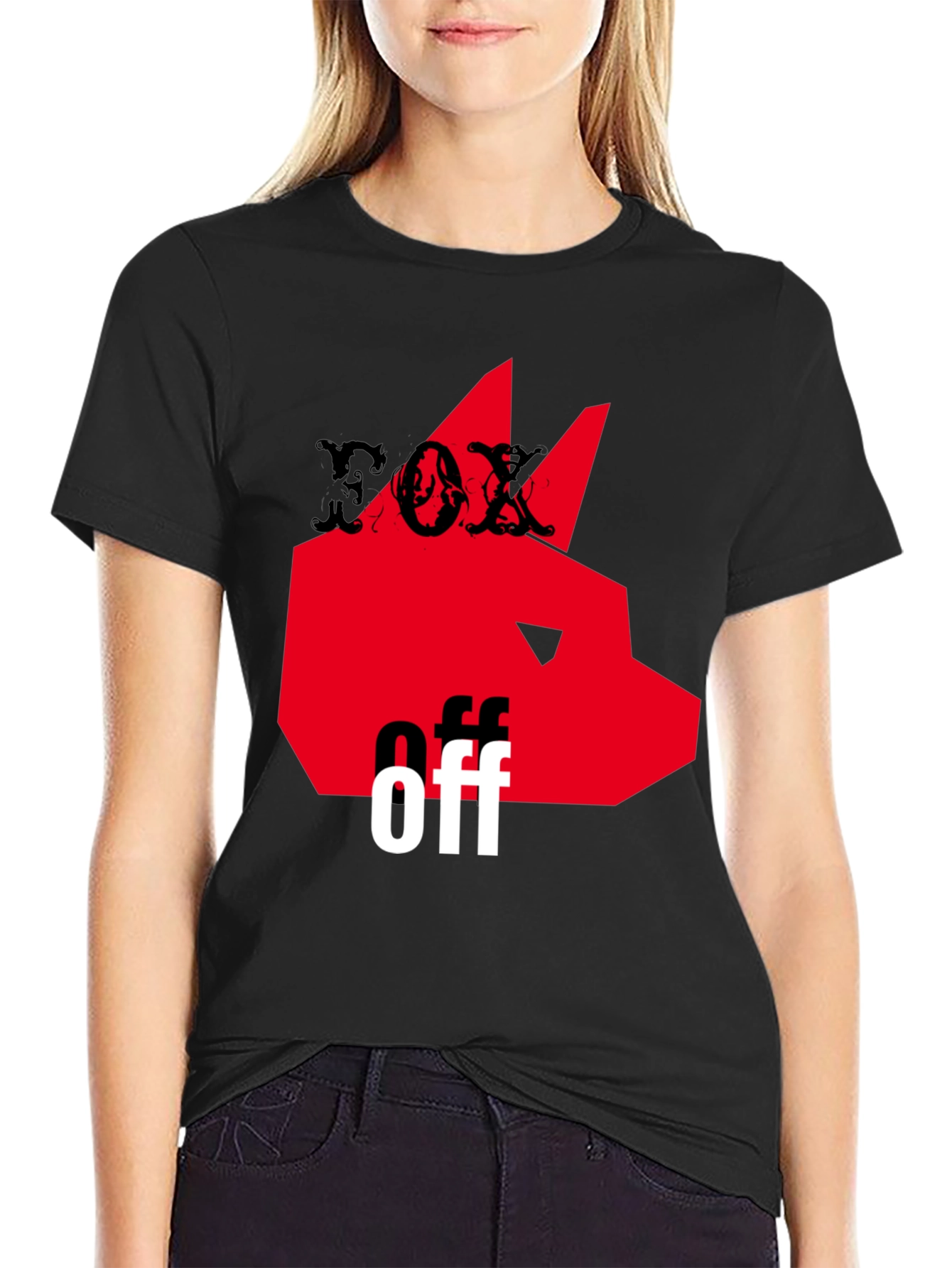 Fox Off Graphic Tee - Mens Black T-Shirt