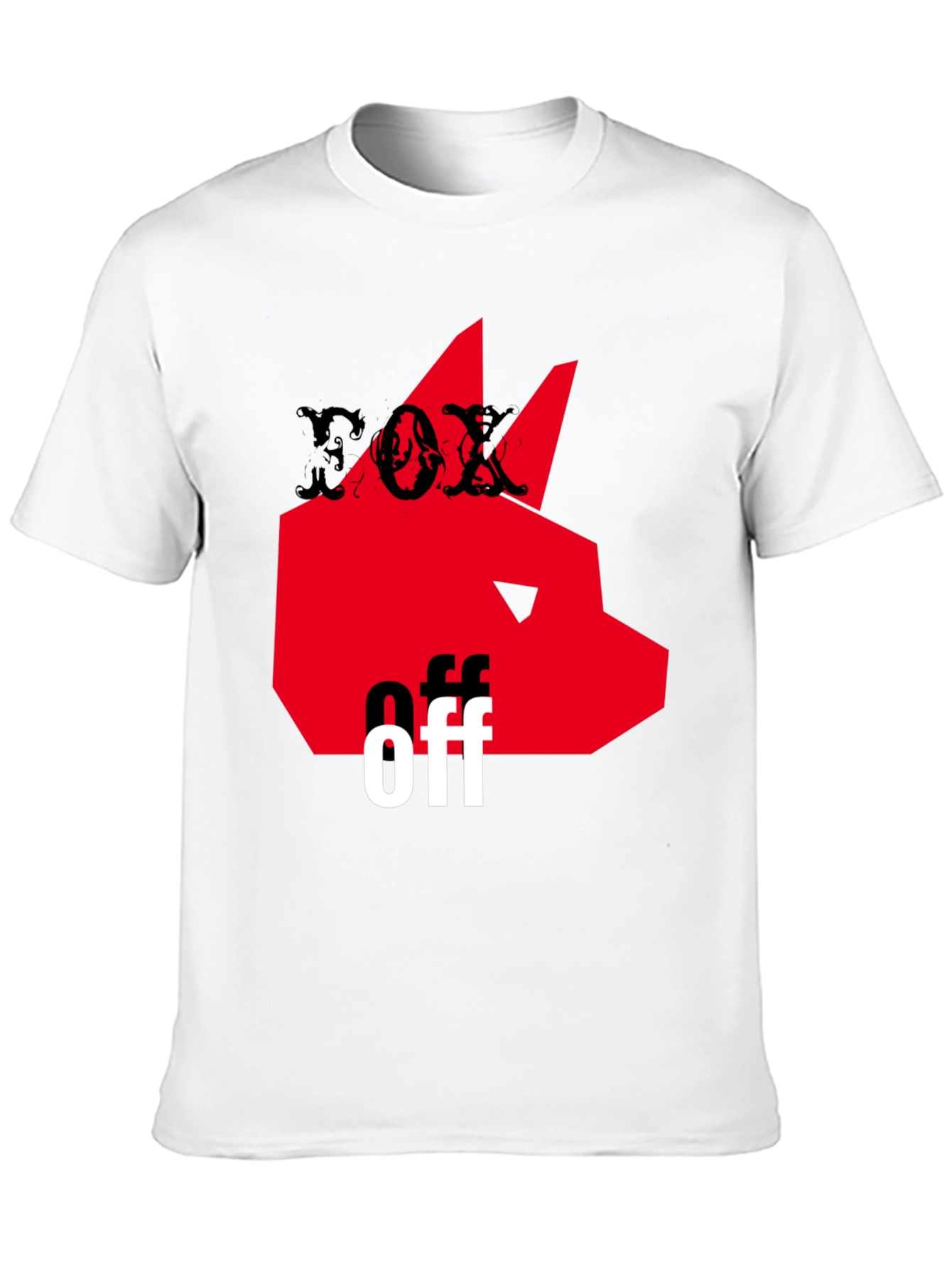 Fox Off Graphic Tee - Mens Black T-Shirt