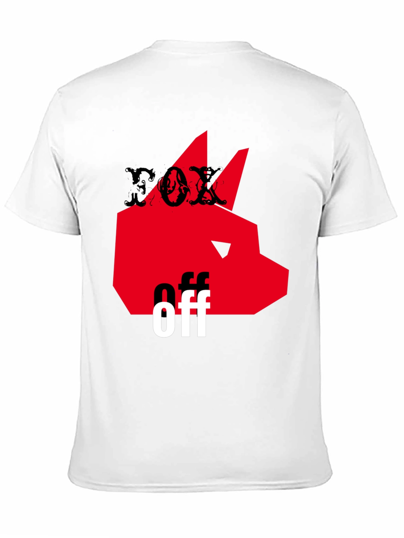 Fox Off Graphic Tee - Mens Black T-Shirt