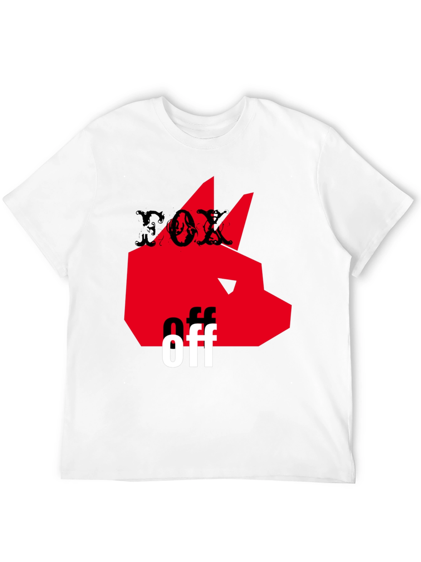 Fox Off Graphic Tee - Mens Black T-Shirt