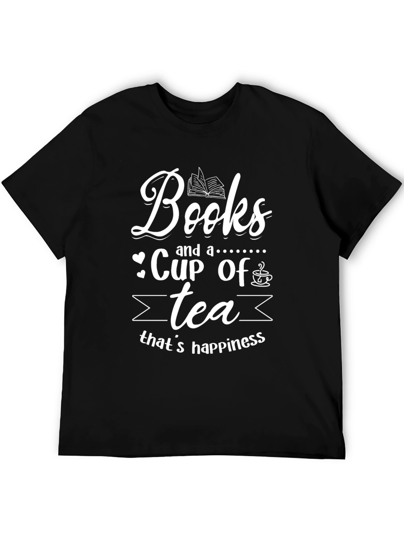 Books & Tea Graphic T-Shirt