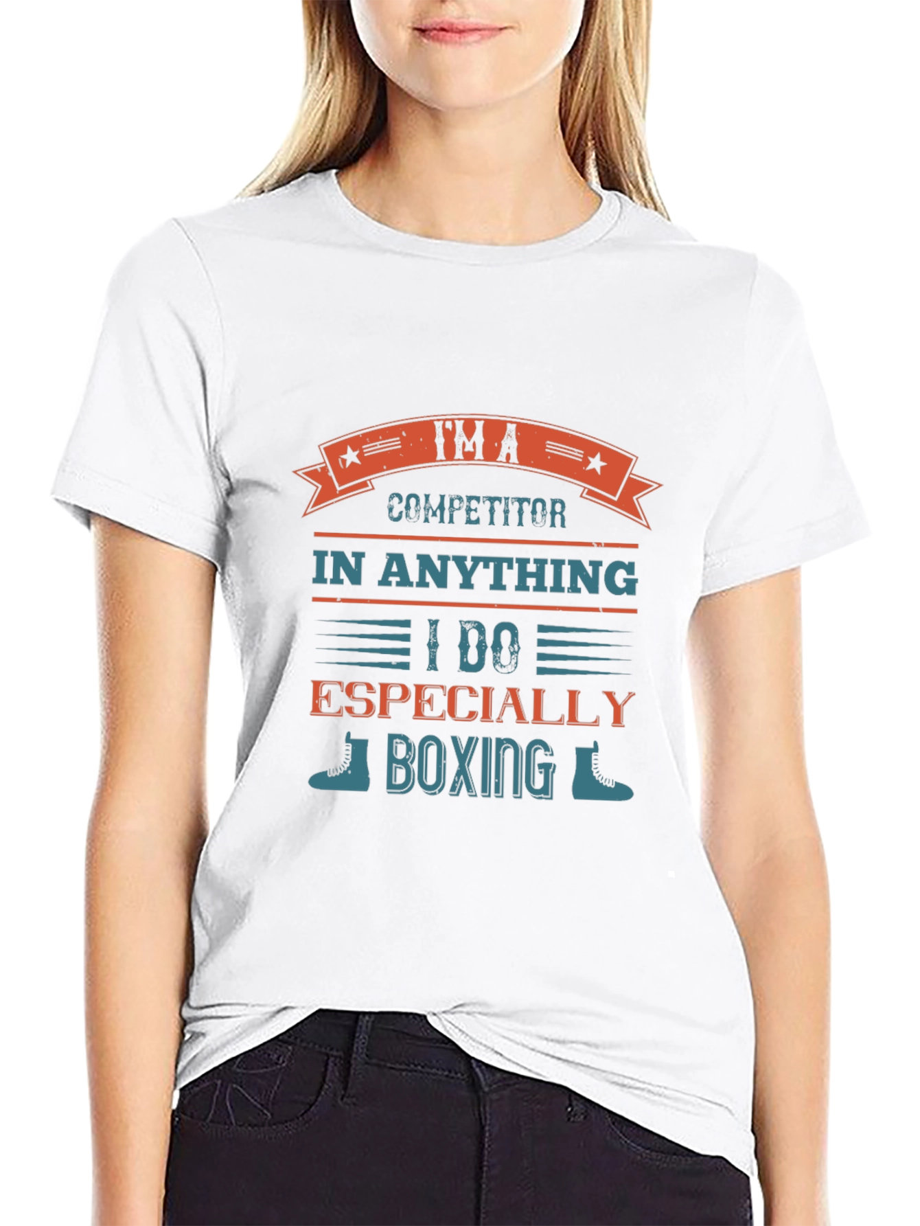 Im A Competitor Boxing Graphic Tee