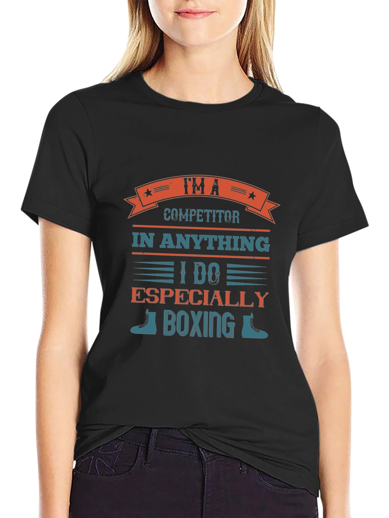 Im A Competitor Boxing Graphic Tee