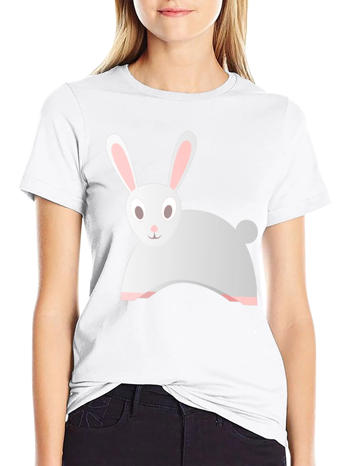 Bunny Graphic T-Shirt - Soft Cotton Blend