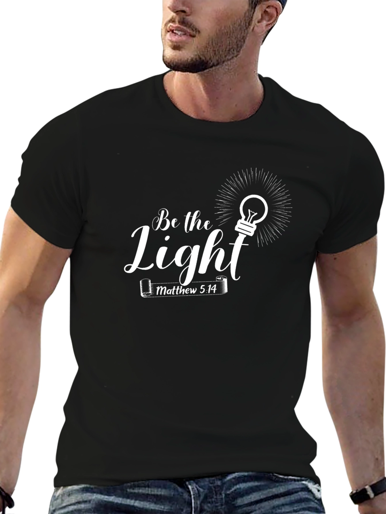 Be the Light Christian T-Shirt