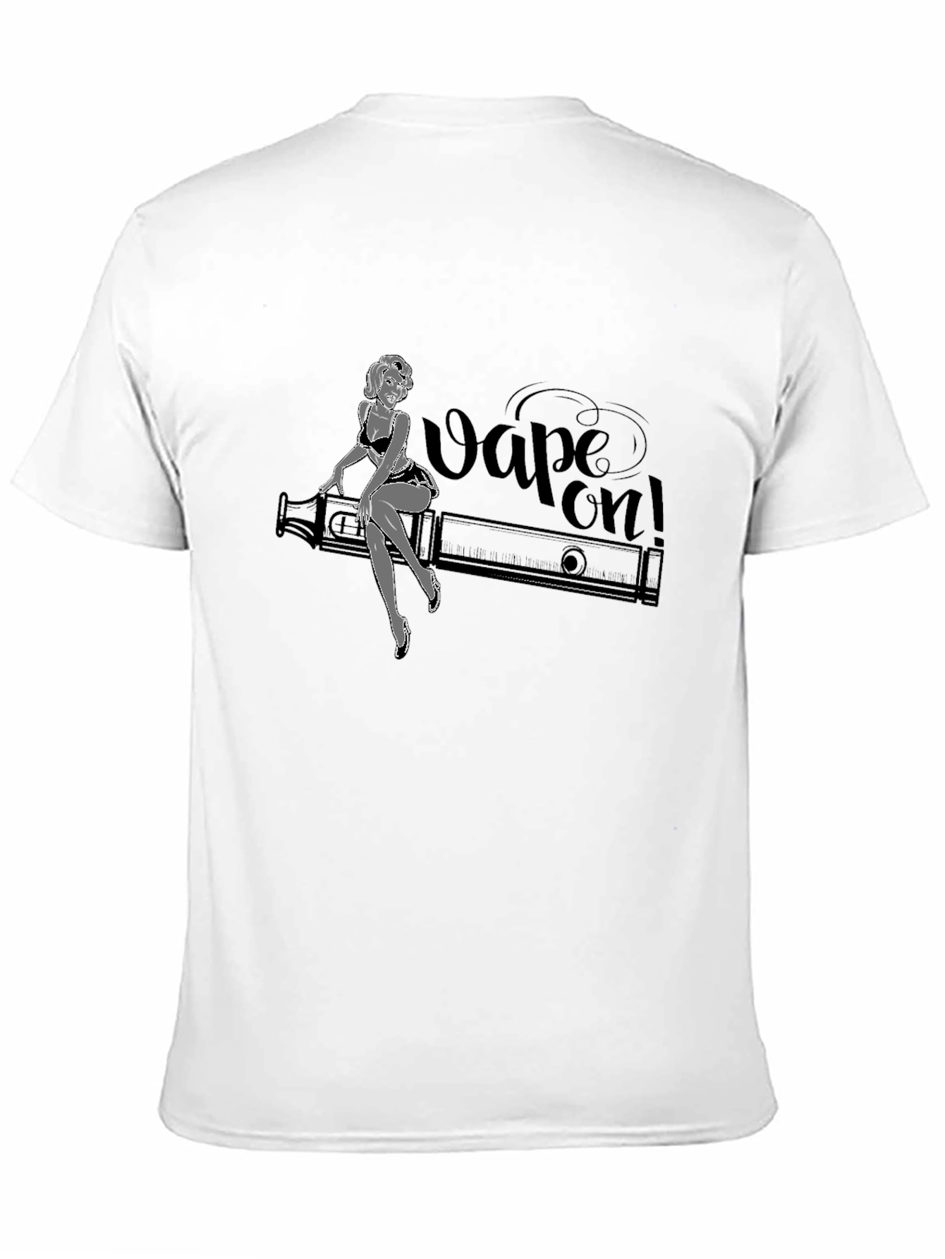 Vape On! Graphic T-Shirt - Black Cotton Tee