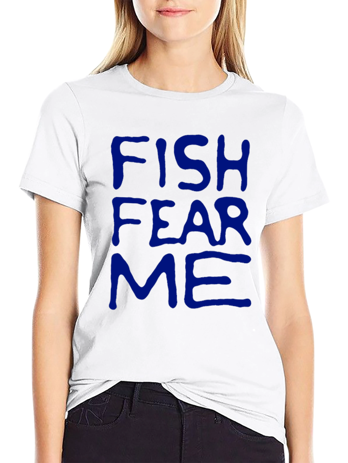 Fish Fear Me Graphic Tee - Bold Statement T-Shirt