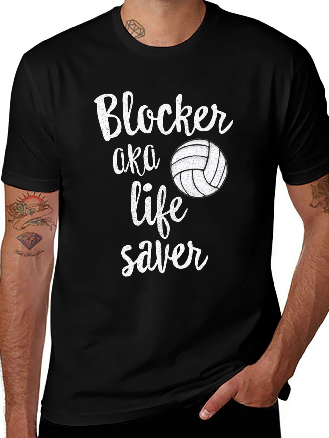 Blocker Life Saver Volleyball Graphic Tee